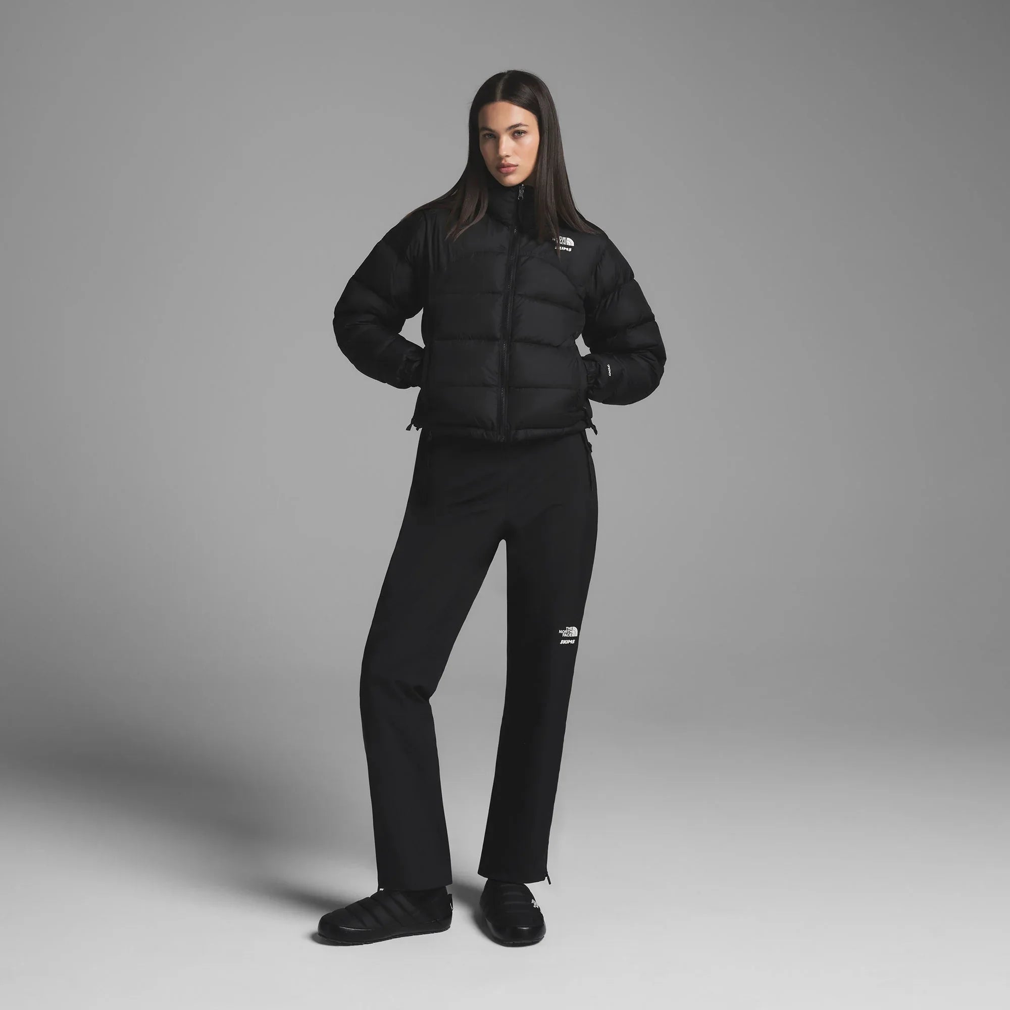 SKIMS THE NORTH FACE X 2000 RETRO NUPTSE JACKET | ONYX - DONDURUCUSWEATER - My Suti