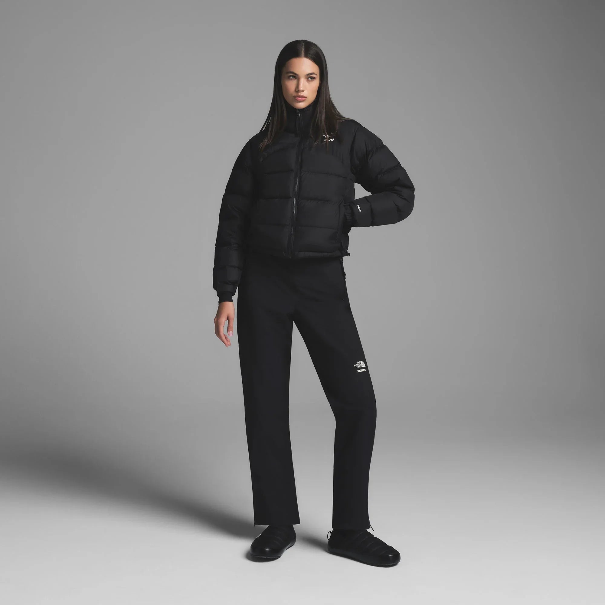 SKIMS THE NORTH FACE X 2000 RETRO NUPTSE JACKET | ONYX - DONDURUCUSWEATER - My Suti