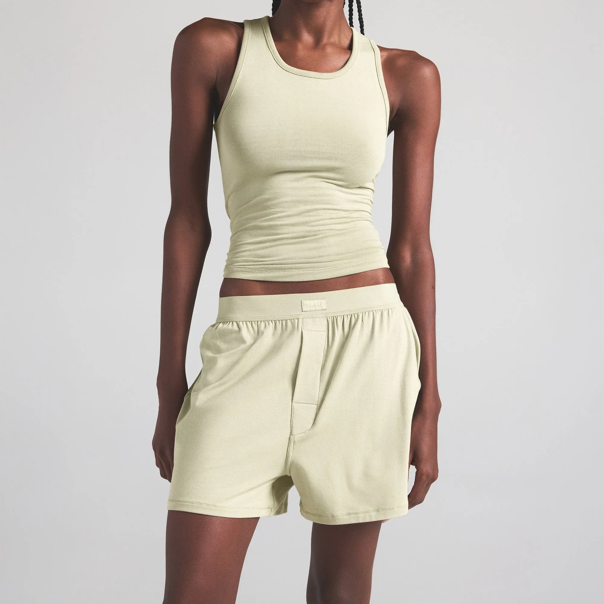 SKIMS BOYFRIEND LOOSE BOXER | TALC - KUTU KALIP ŞORT - My Suti