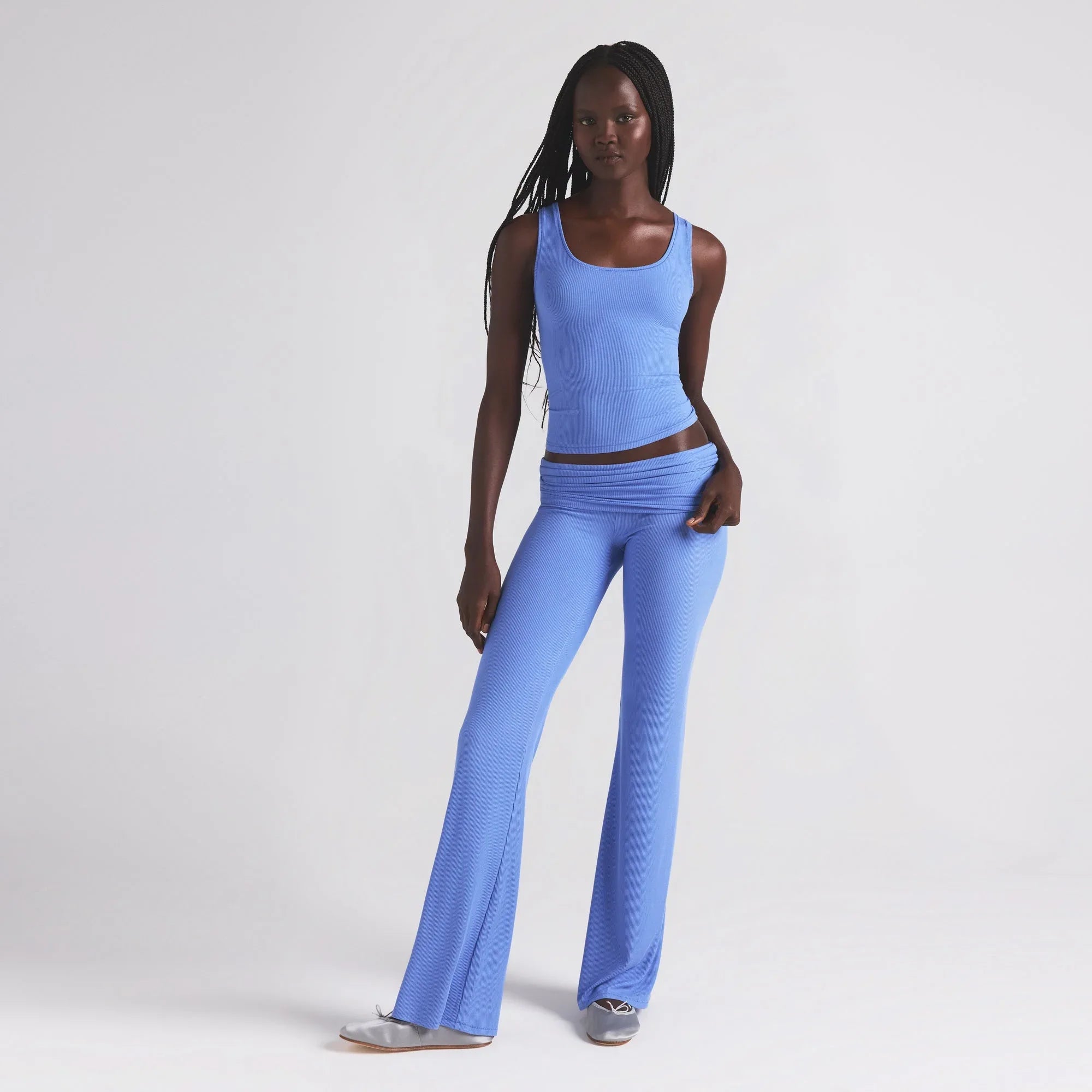 SKIMS SOFT LOUNGE FOLDOVER PANT | CIELO - TAYT - My Suti