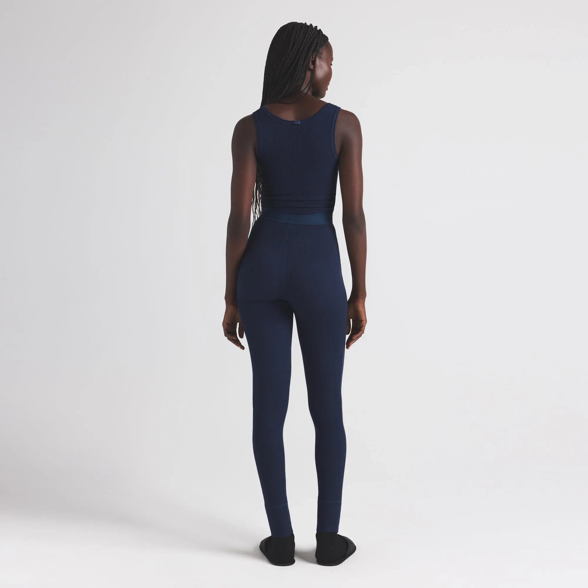 SKIMS COTTON RIB TANK | NAVY - TİŞÖRT - My Suti