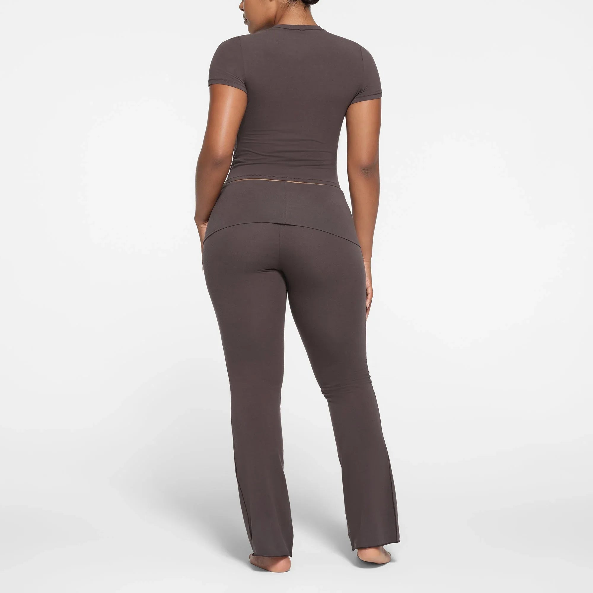 SKIMS COTTON JERSEY T-SHIRT | IRON - TİŞÖRT - My Suti