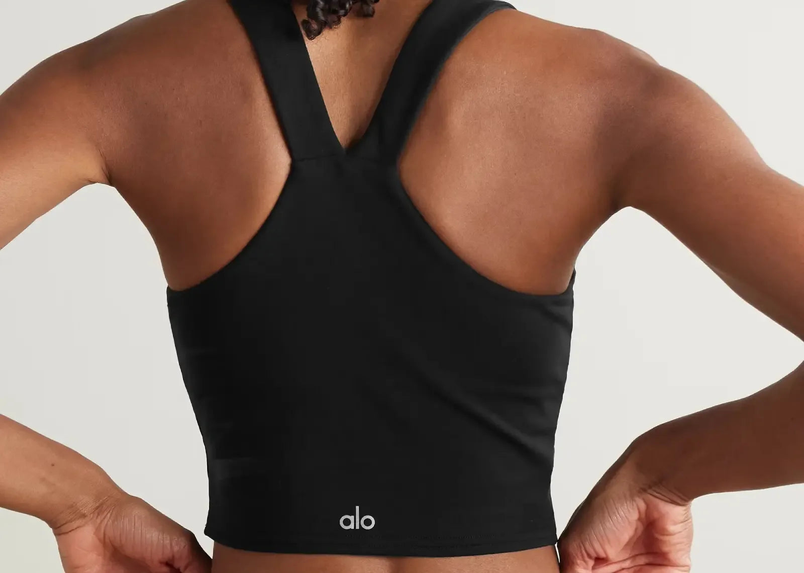 Alo Yoga Real Airbrush Sports Bra Black - My Suti