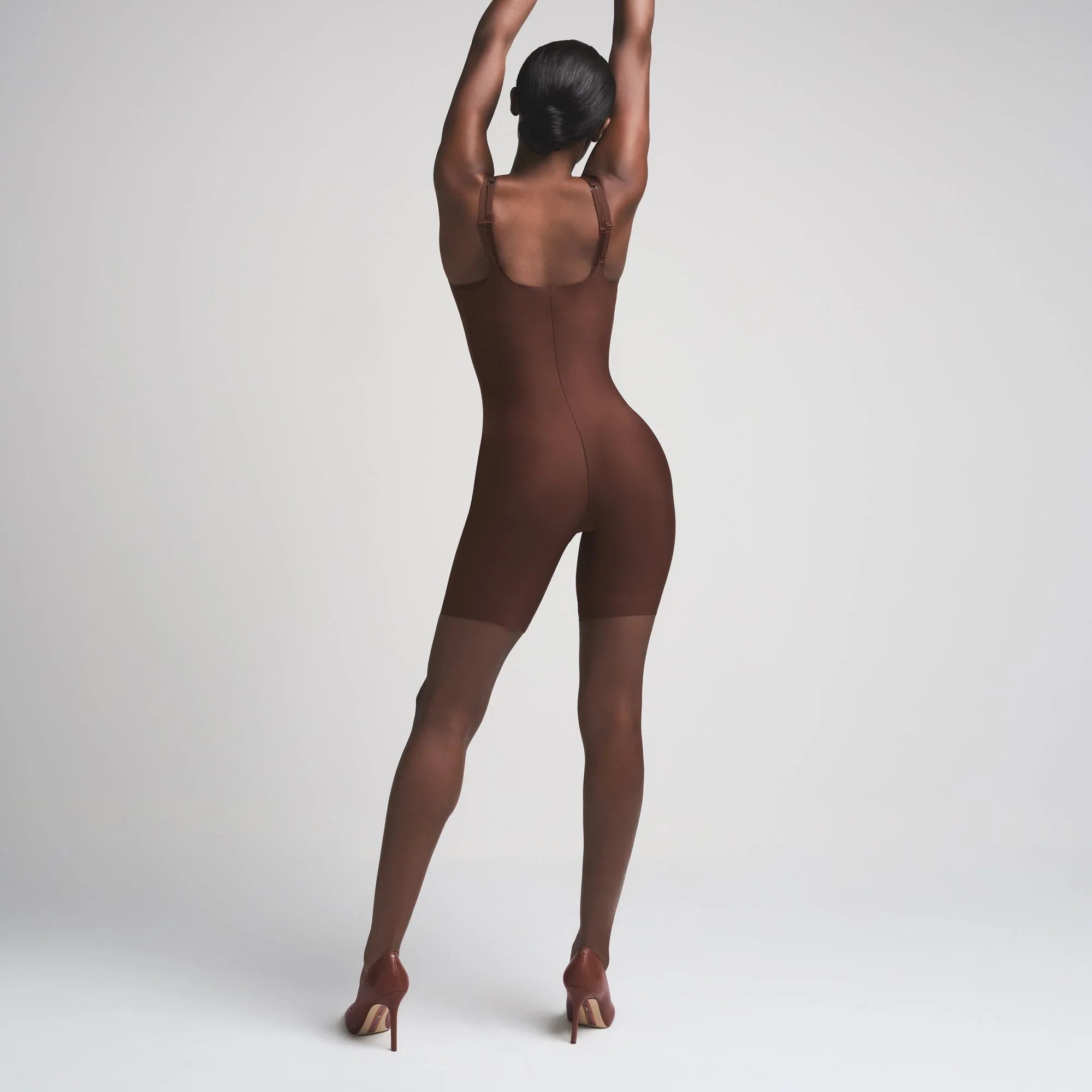 SKIMS BODY BUTT ENHANCING OPEN BUST PADDED BODYSUIT | COCOA - BODYSUIT - My Suti