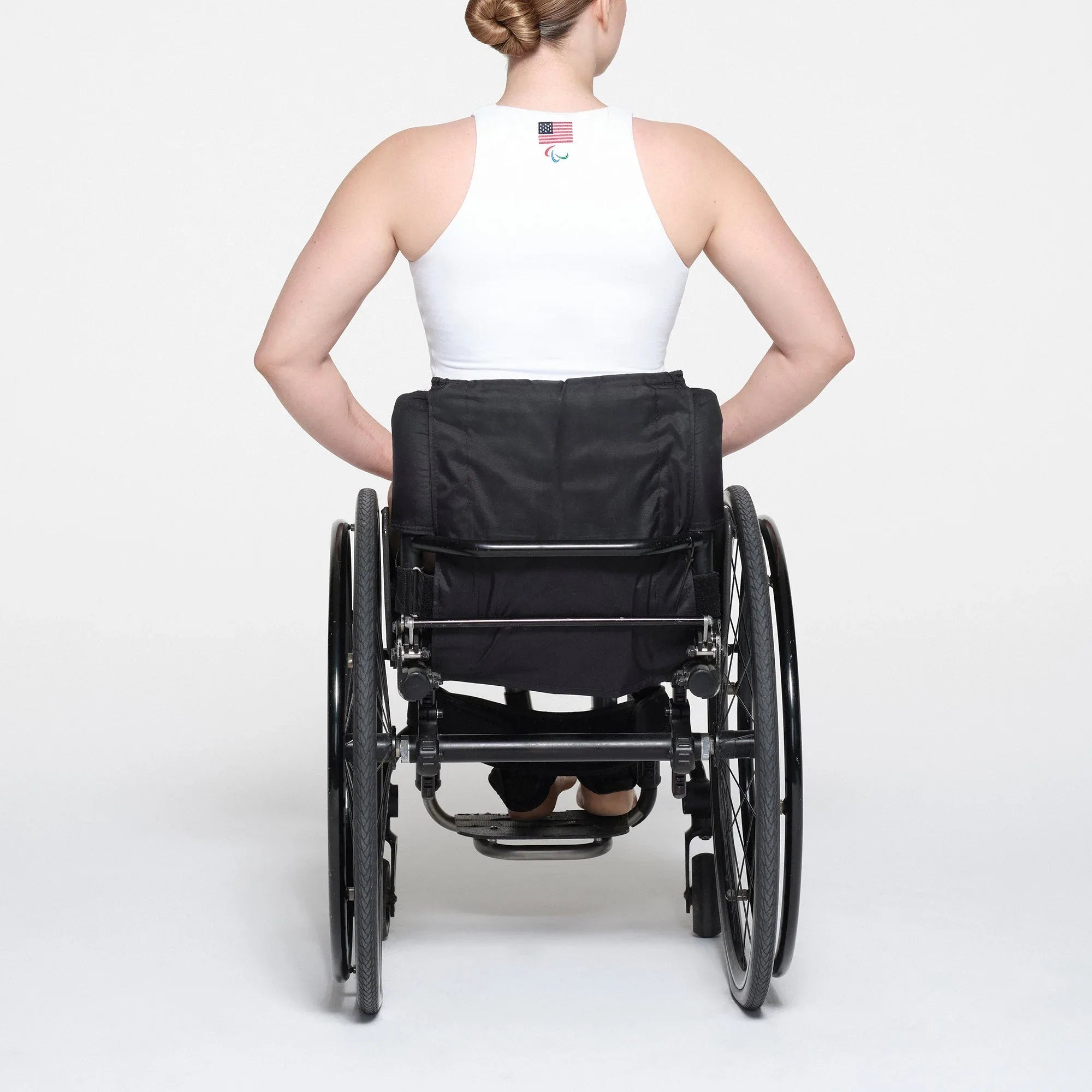 SKIMS FOR TEAM USA COTTON JERSEY PARALYMPIC HIGH NECK BODYSUIT | WHITE - BODYSUIT - My Suti