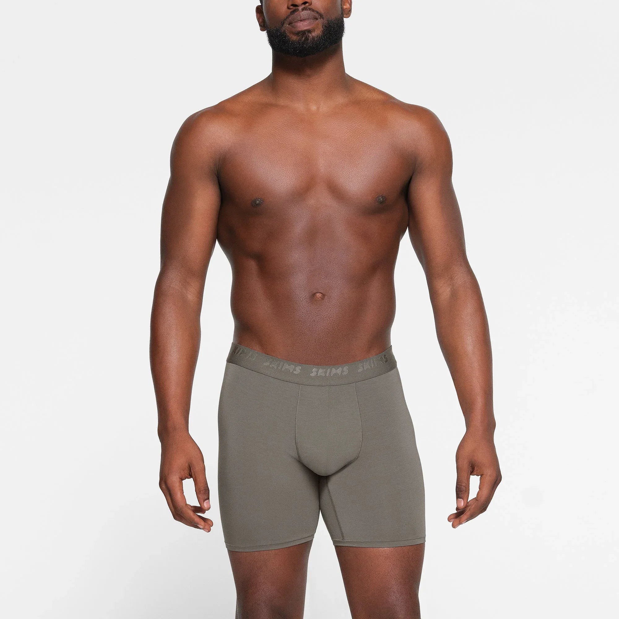 SKIMS STRETCH MENS 5" BOXER BRIEF 3-PACK | GUNMETAL MULTI - KUTU KALDIRICI - My Suti