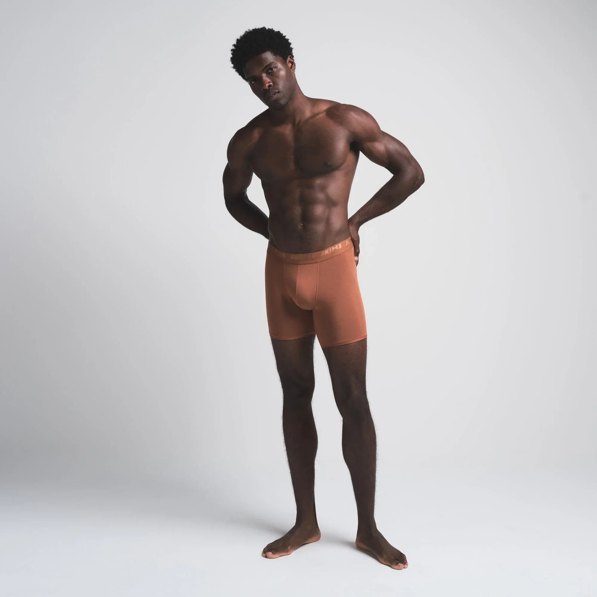 SKIMS STRETCH MENS 5" BOXER BRIEF 5-PACK | COCOA MULTI - KUTU KALDIRICI - My Suti