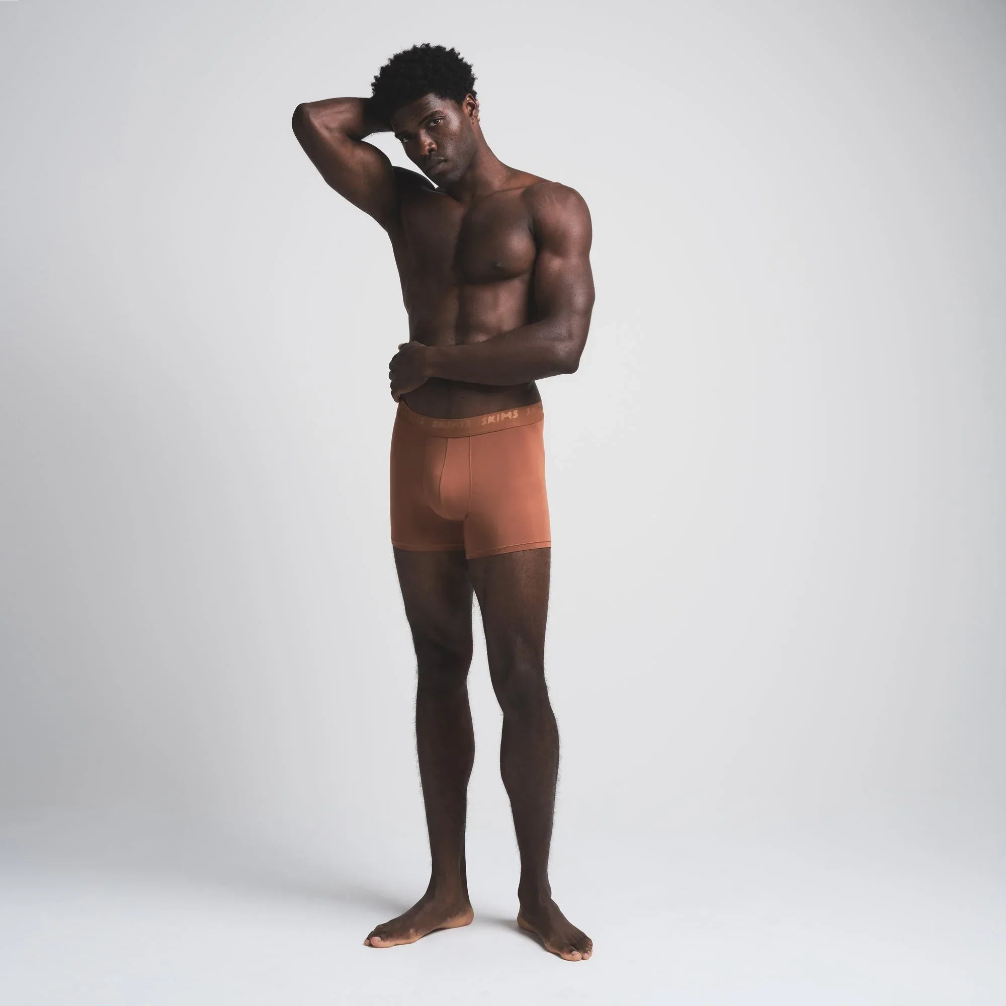SKIMS STRETCH MENS 3" BOXER BRIEF 5-PACK | COCOA MULTI - KUTU KALIP ŞORT - My Suti