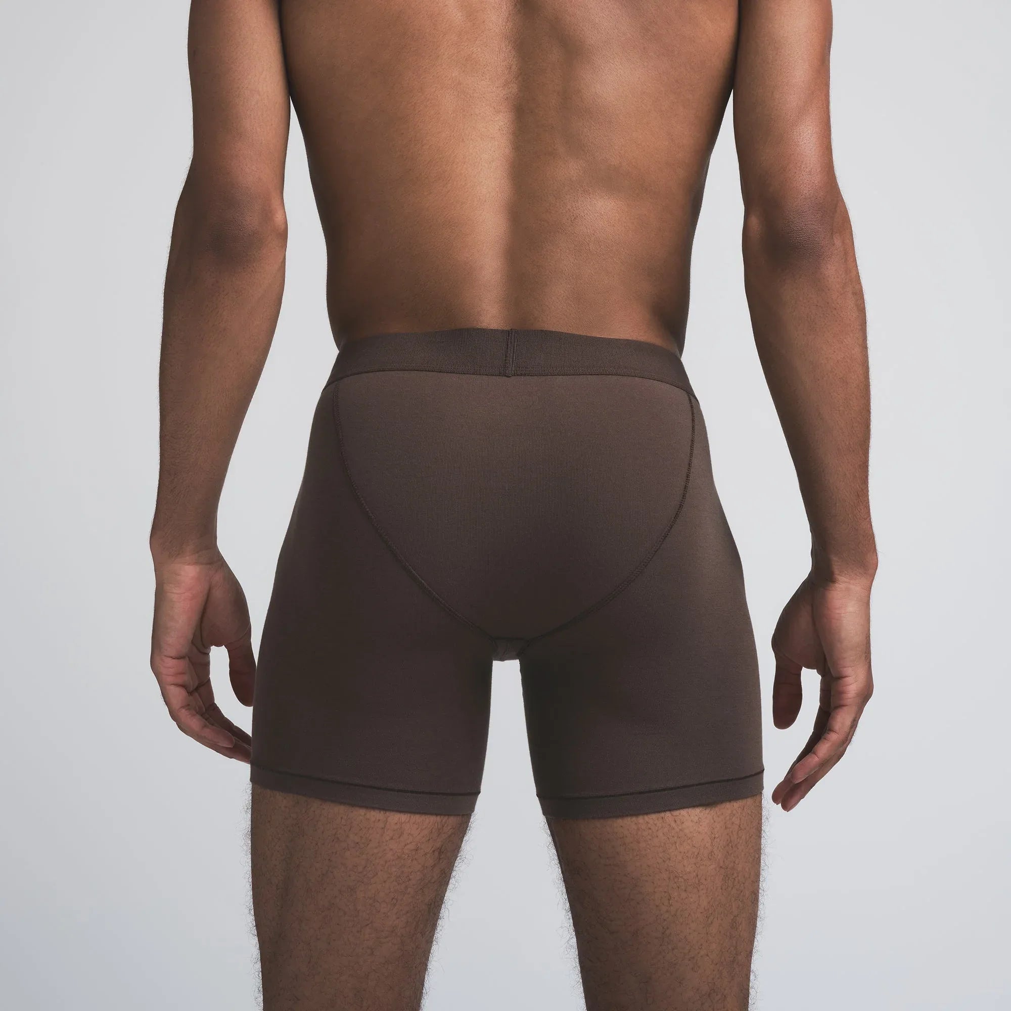 SKIMS COTTON MENS 5" BOXER BRIEF 5-PACK | DARK SEPIA ONYX MULTI - KUTU KALIP ŞORT - My Suti