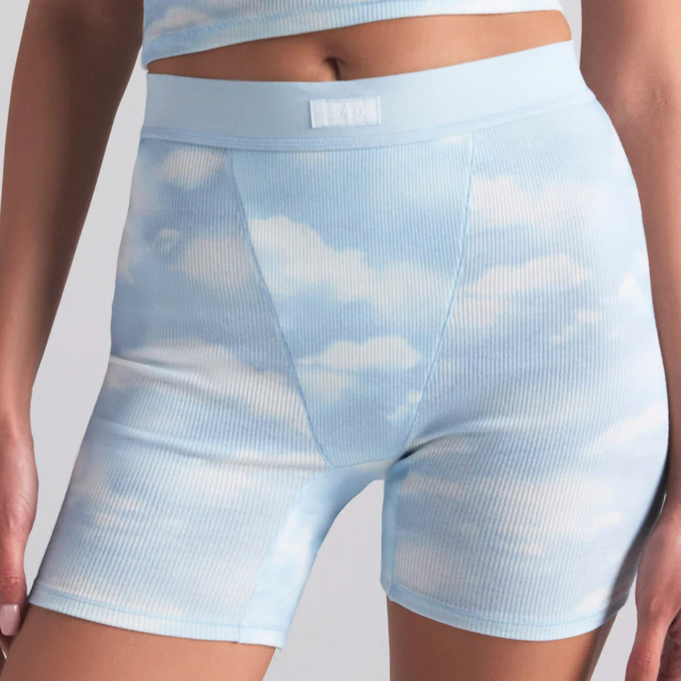 SKIMS COTTON RIB BOXER 3-PACK | BLUE QUARTZ CLOUD MULTI - KÜLOT - My Suti