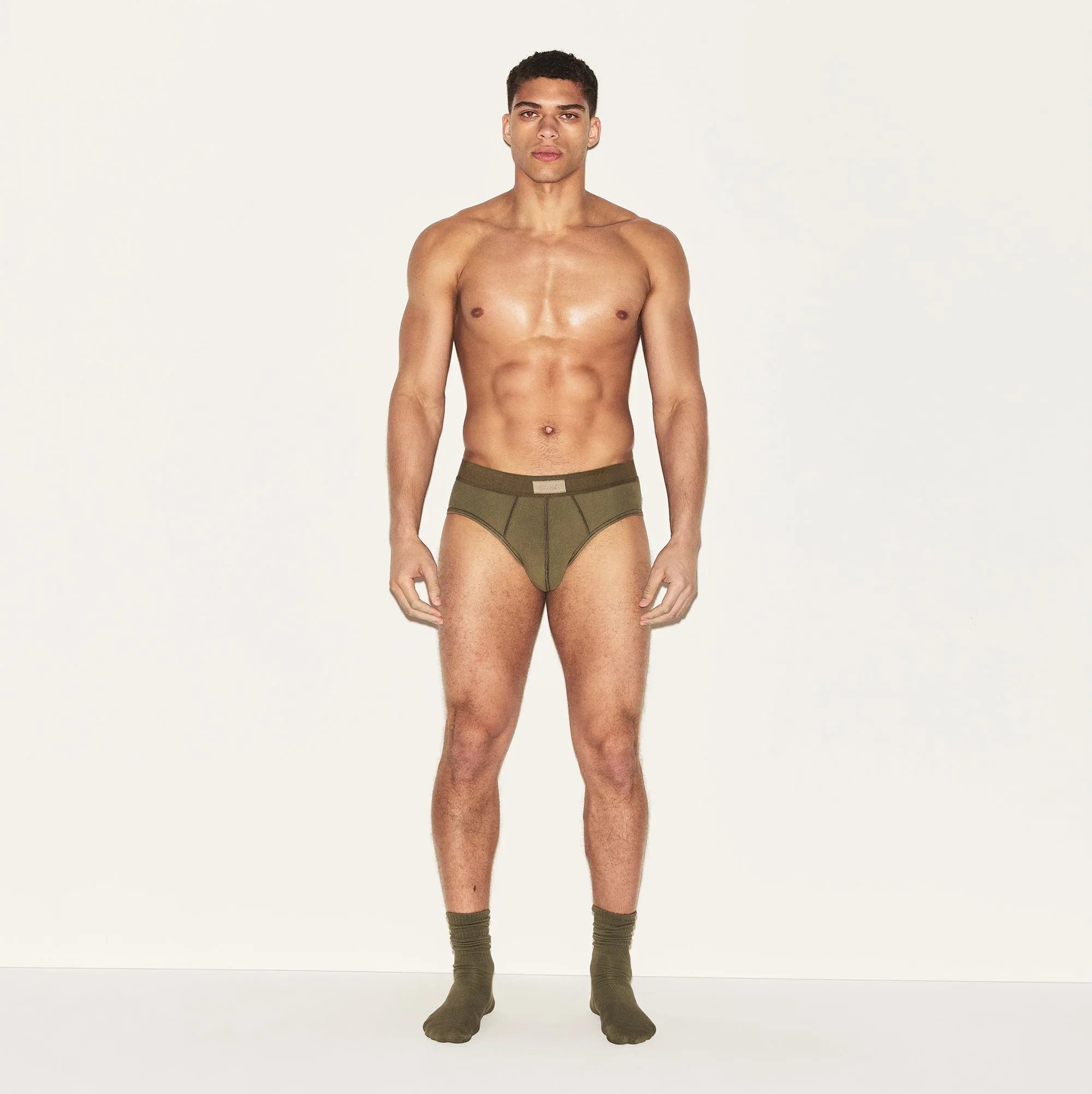 SKIMS COTTON MENS BRIEF 3-PACK | ARMY MULTI - KÜLOT - My Suti