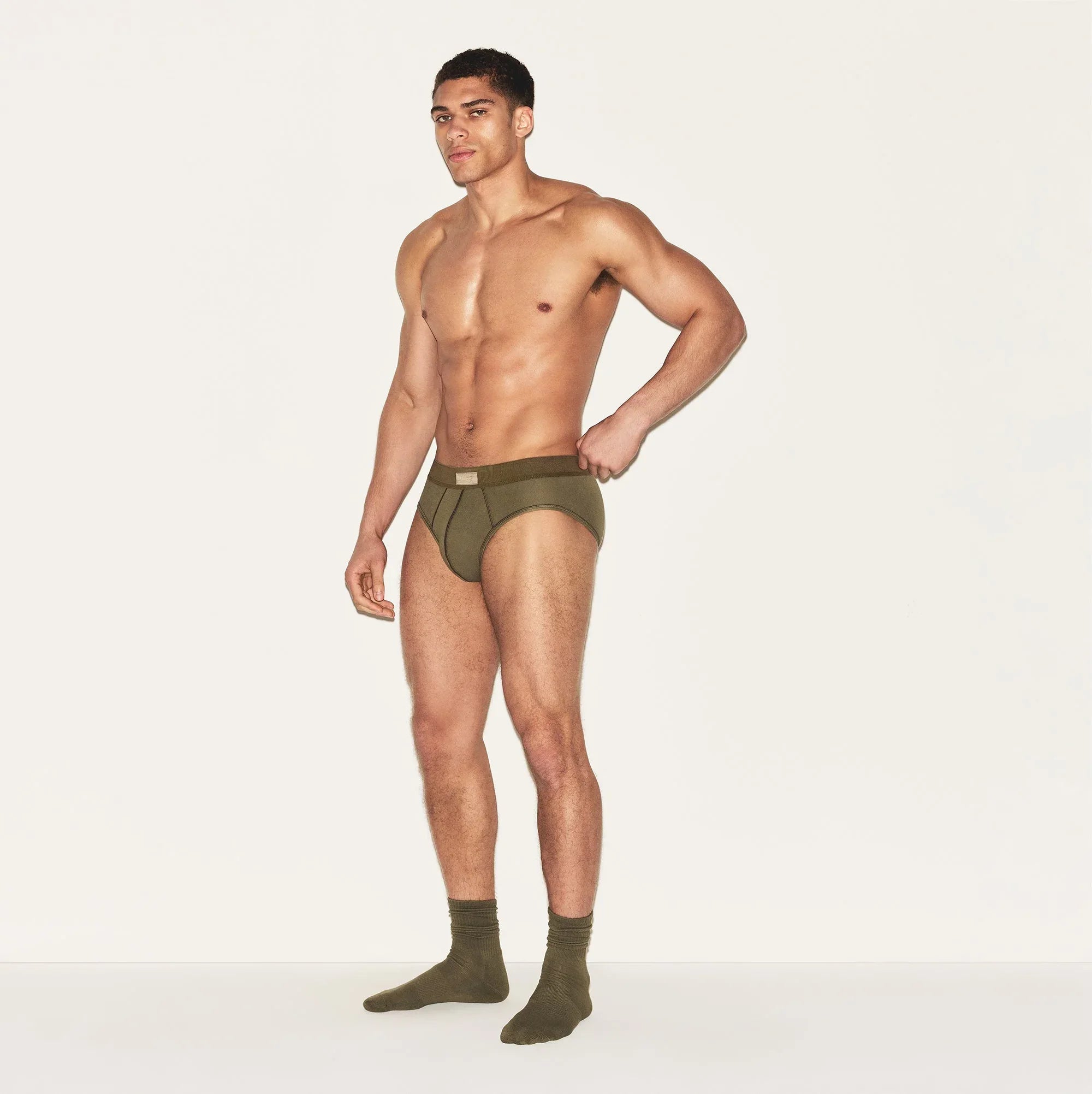 SKIMS COTTON MENS BRIEF 3-PACK | ARMY MULTI - KÜLOT - My Suti