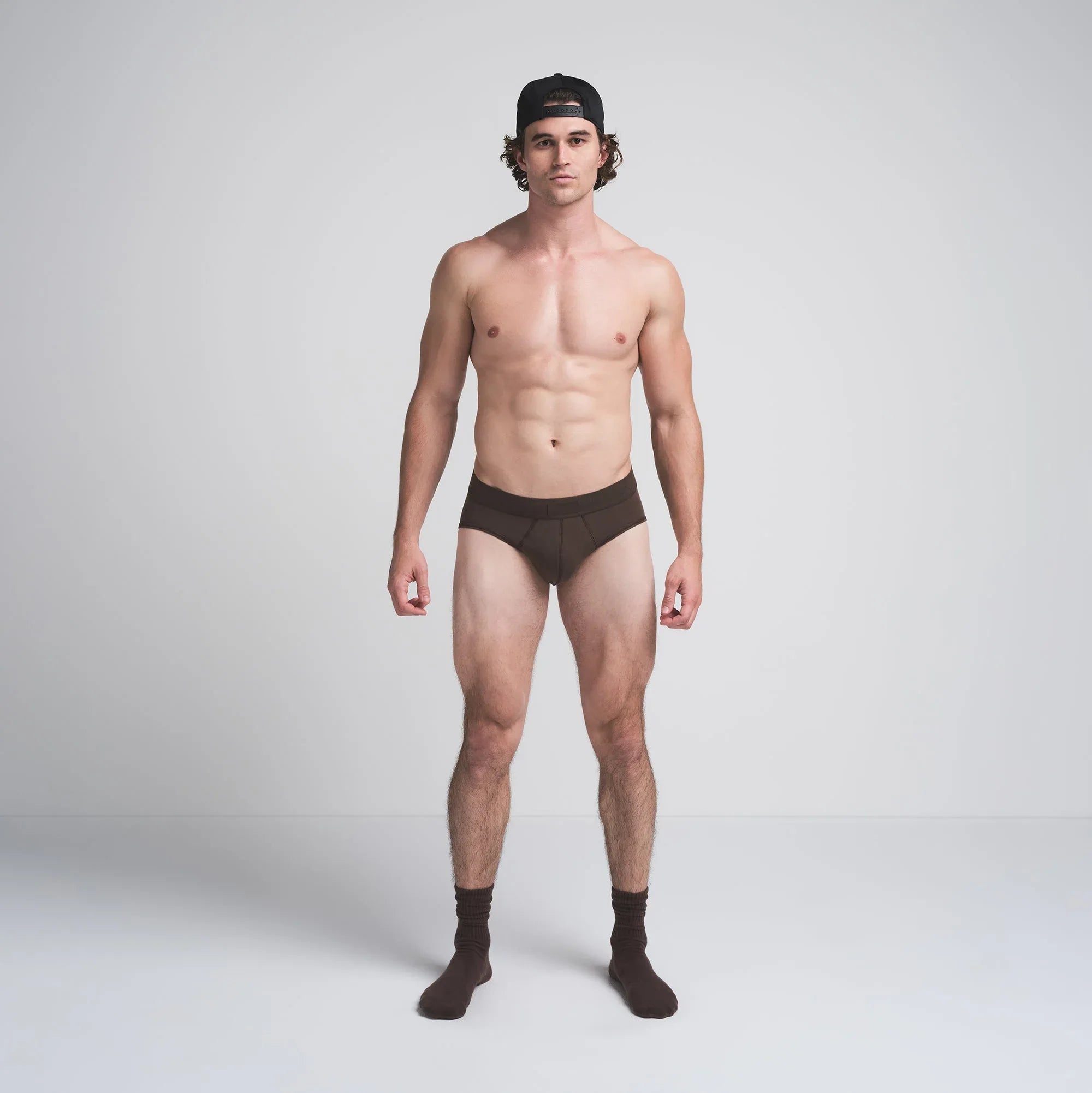 SKIMS COTTON MENS BRIEF 3-PACK | DARK SEPIA MULTI - KÜLOT - My Suti