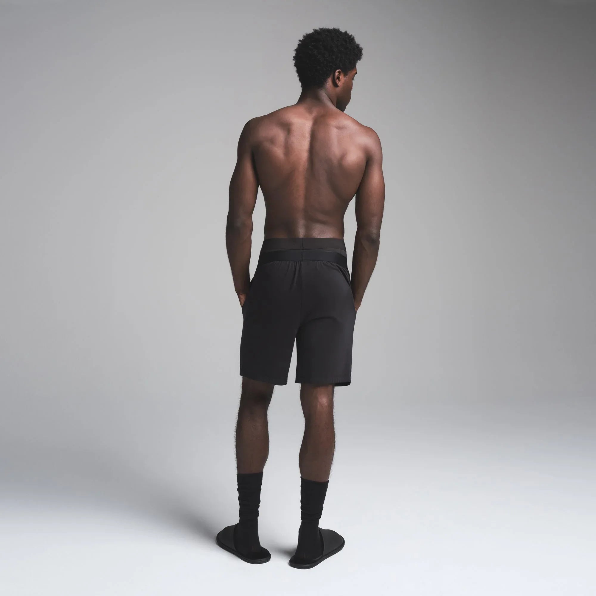 SKIMS JERSEY SLEEP MENS SHORT | OBSIDIAN - KıSA ŞORT - My Suti