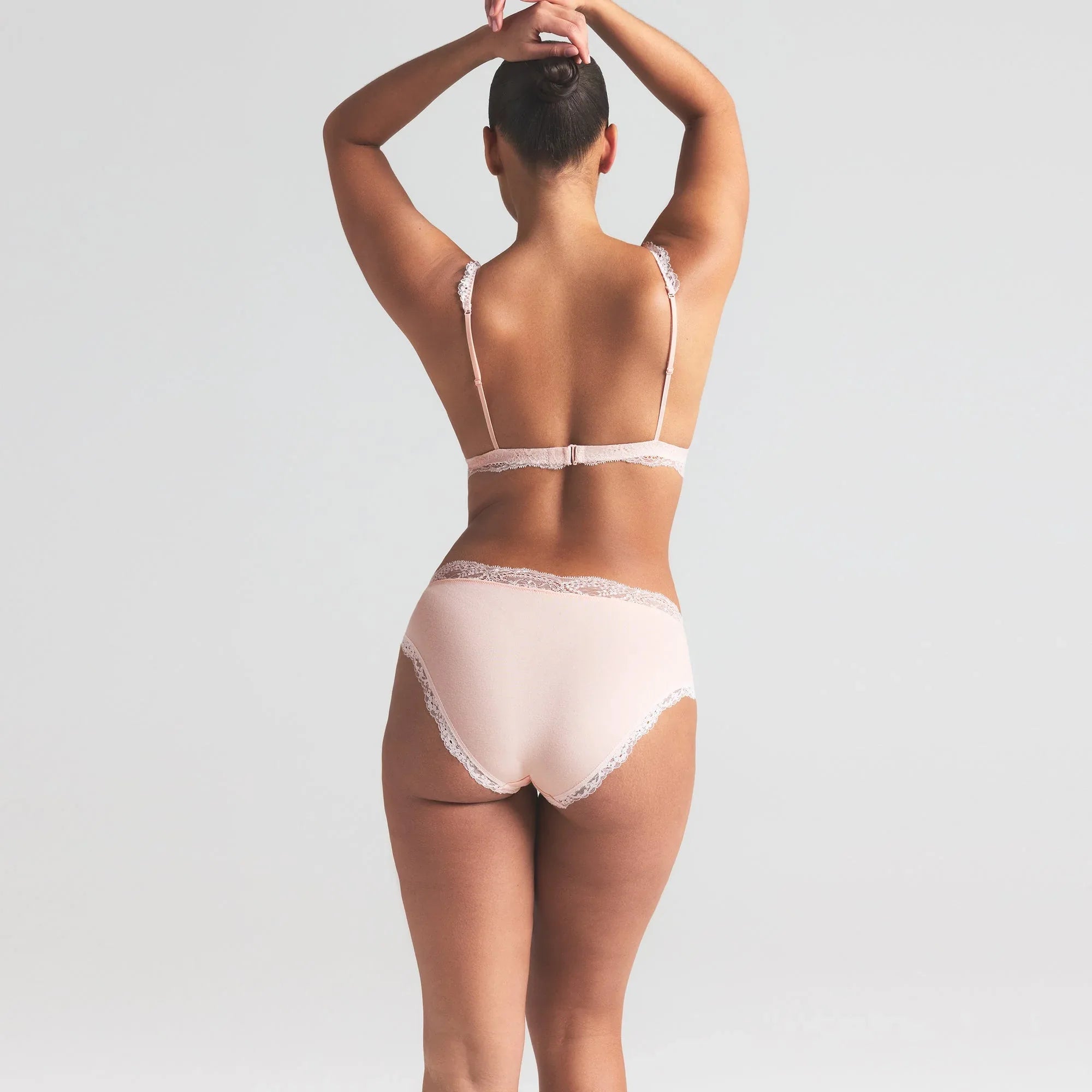 SKIMS COTTON JERSEY LACE BRIEF | PRIMROSE - KÜLOT - My Suti