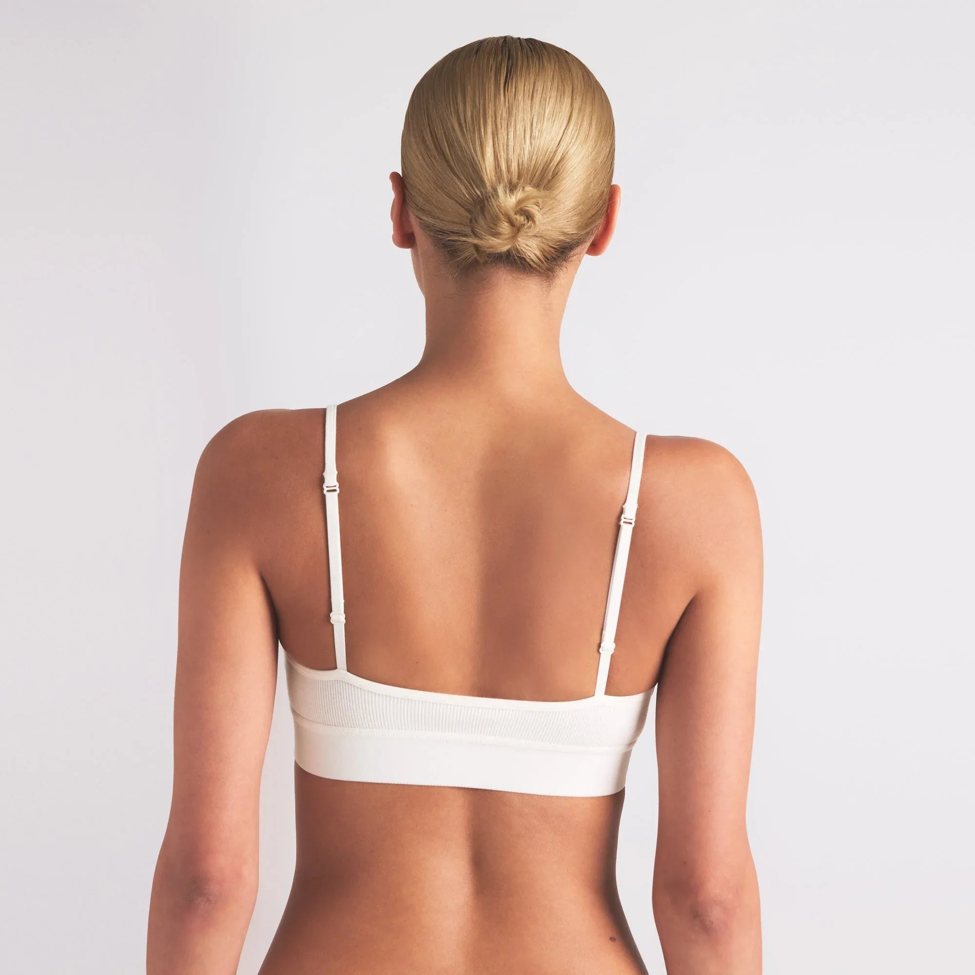 SKIMS COTTON RIB SCOOP BRALETTE | MARBLE - SÜTYEN - My Suti