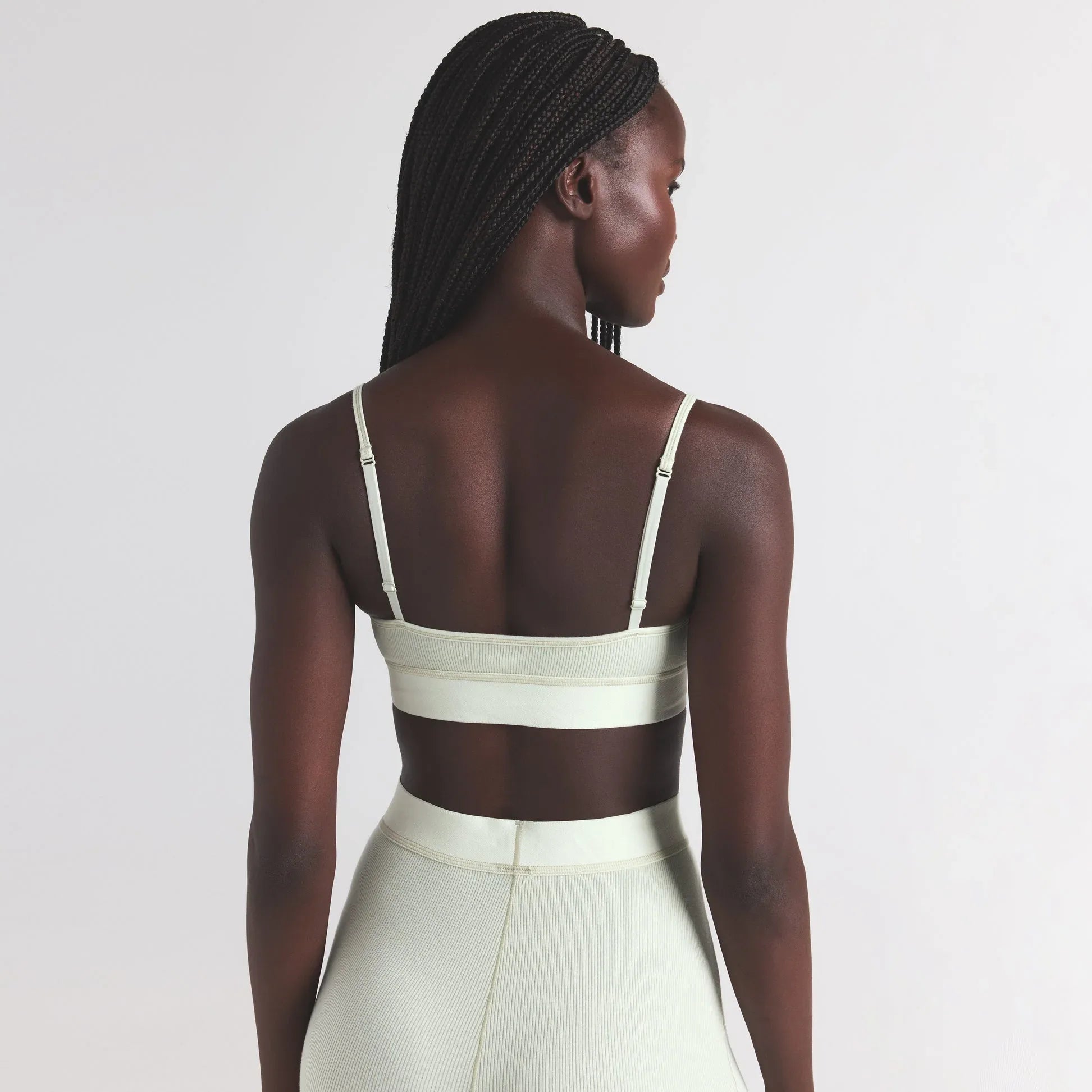 SKIMS COTTON RIB SCOOP BRALETTE | SPEARMINT - SÜTYEN - My Suti