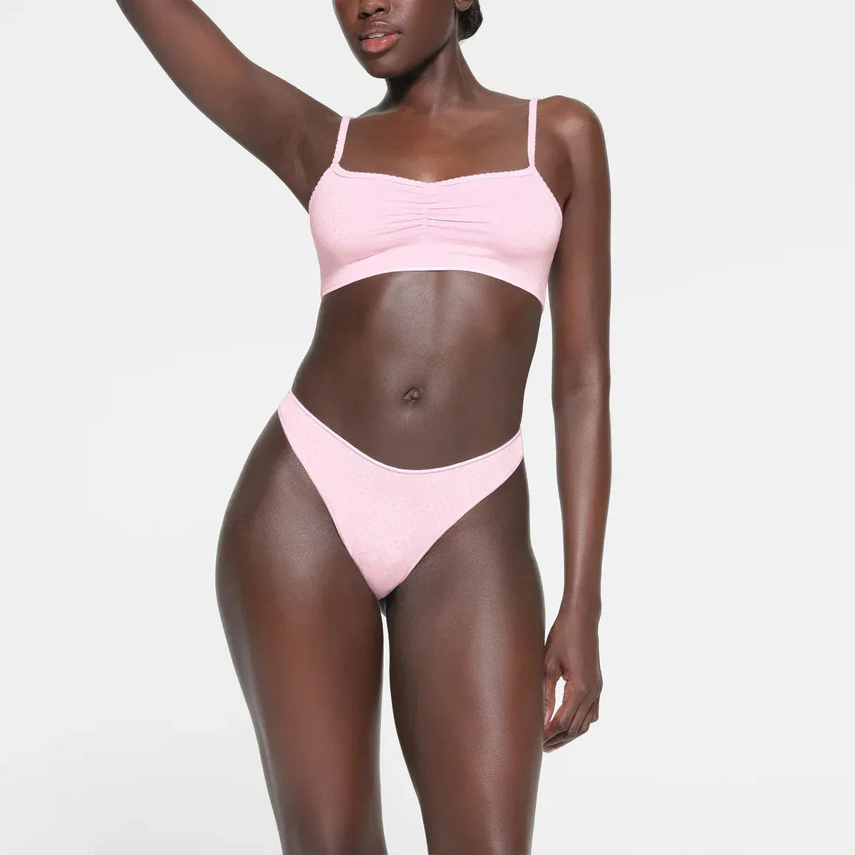 SKIMS MICRO POINTELLE SCOOP BRALETTE | BABY PINK - SÜTYEN - My Suti
