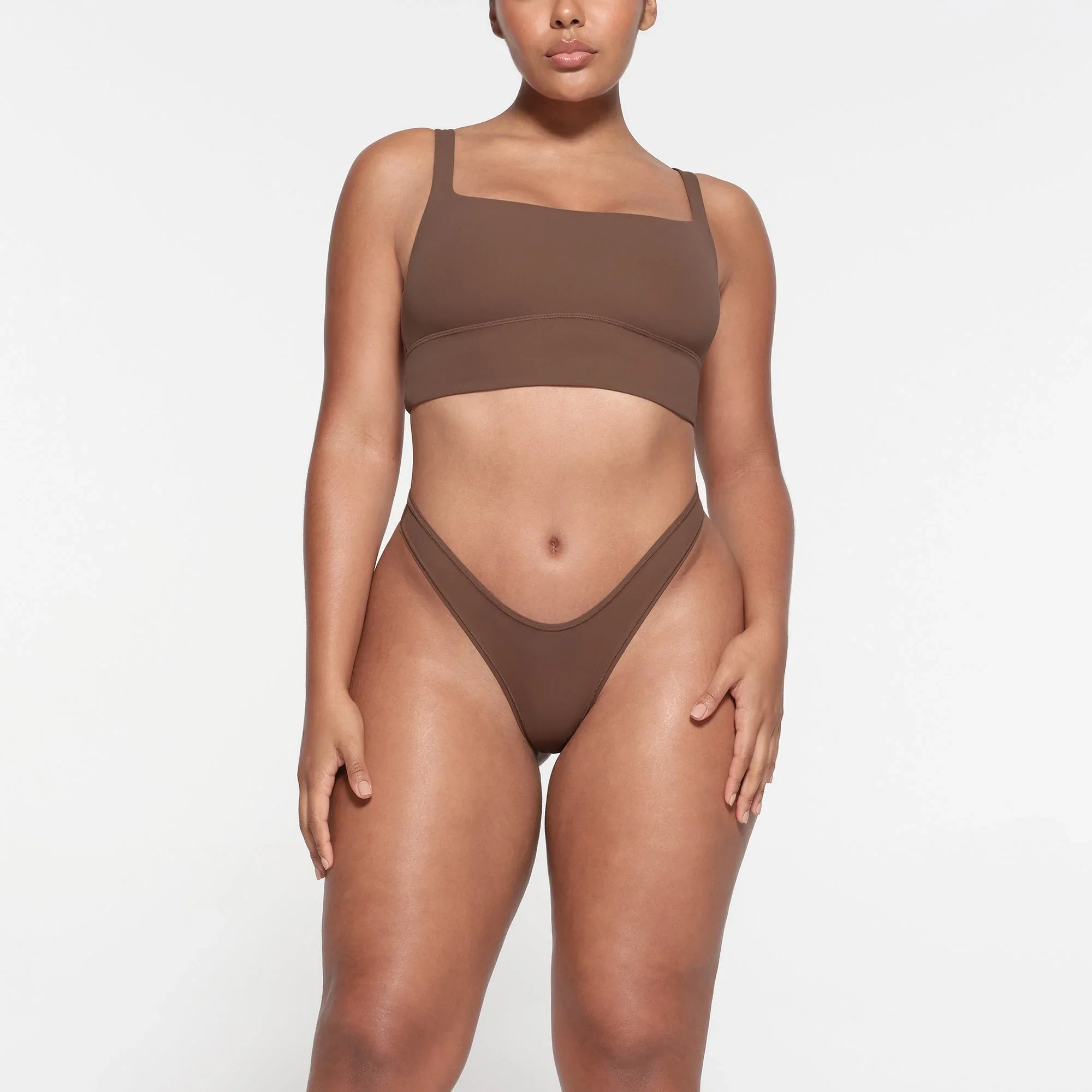 SKIMS FITS EVERYBODY SQUARE NECK LONGLINE BRALETTE | JASPER - SÜTYEN - My Suti