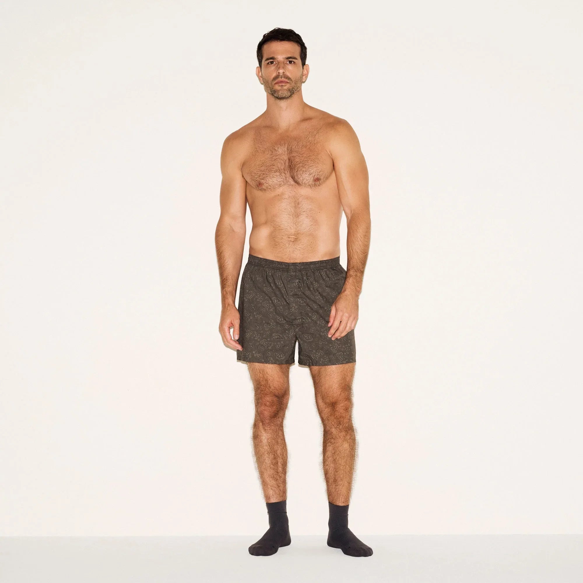 SKIMS COTTON POPLIN MENS BOXER 3-PACK | ASH PAISLEY MULTI - KUTU KALIP - My Suti