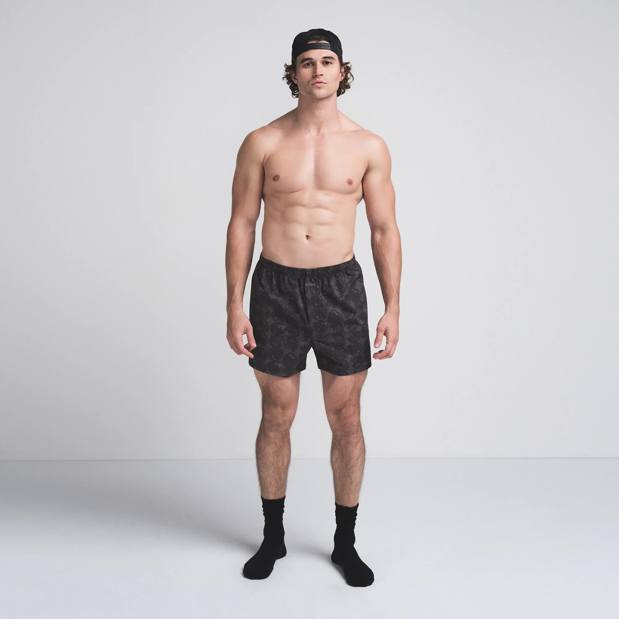 SKIMS COTTON POPLIN MENS BOXER | APPLE HEART PRINT - KUTU - My Suti