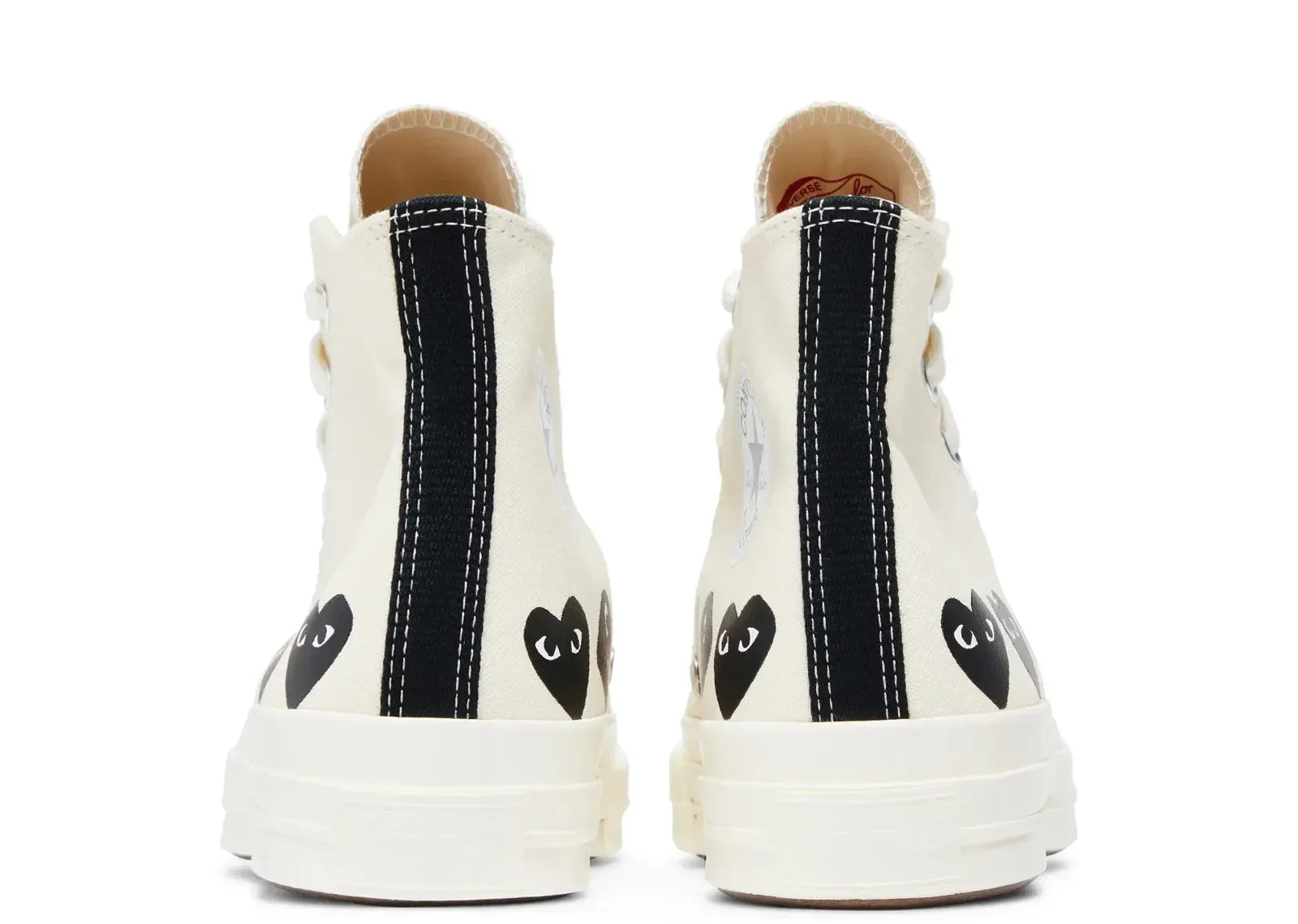 Converse Chuck Taylor All Star 70 Hi Comme Des Garcons PLAY Multi-Heart Milk - My Suti