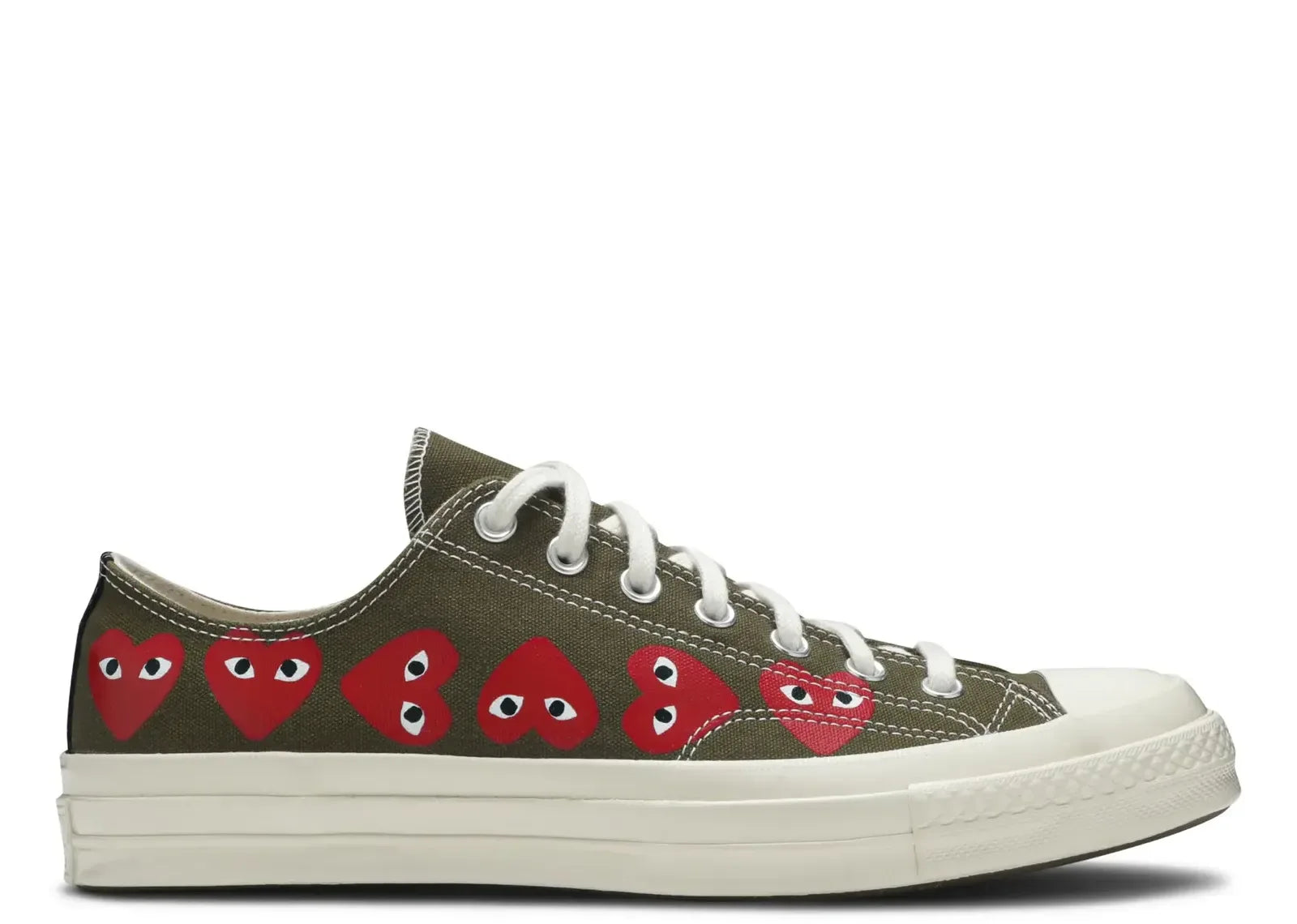 Converse Chuck Taylor All Star 70 Ox Comme Des Garcons Multi Heart Green - My Suti