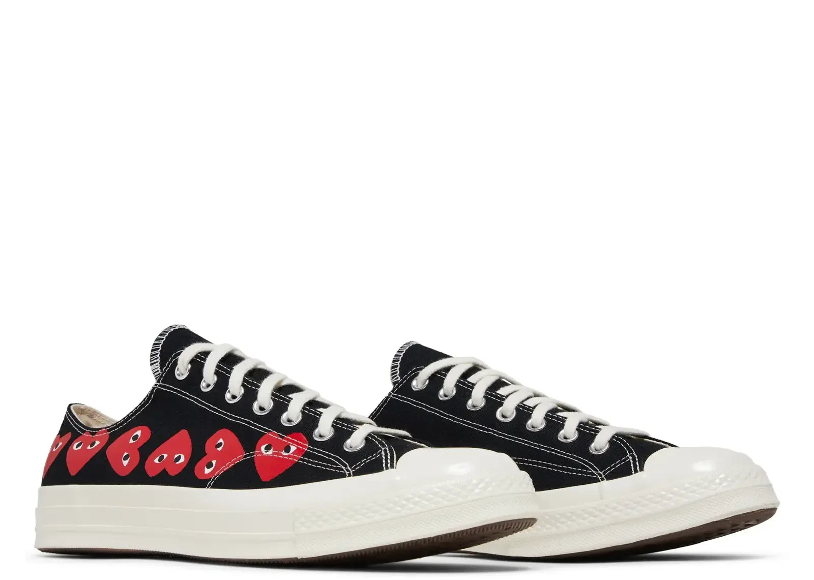 Converse Chuck Taylor All Star 70 Ox Comme Des Garcons PLAY Multi-Heart Black - My Suti