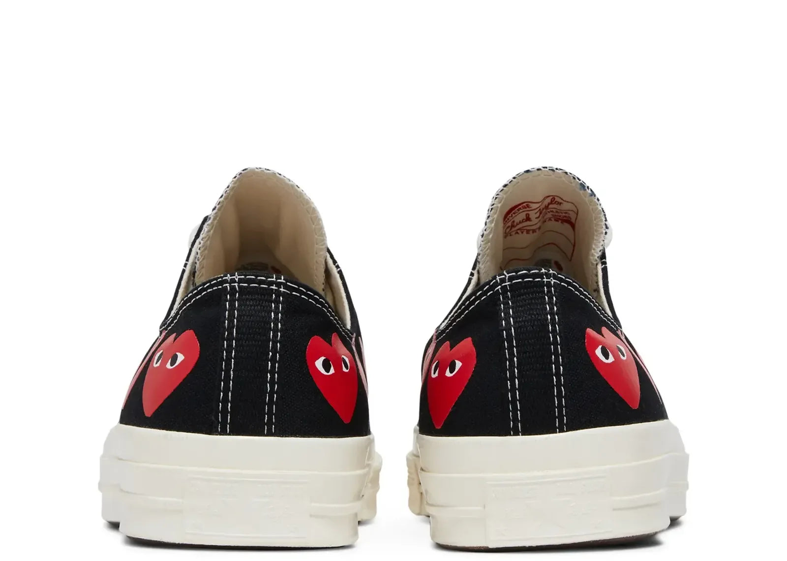 Converse Chuck Taylor All Star 70 Ox Comme Des Garcons PLAY Multi-Heart Black - My Suti