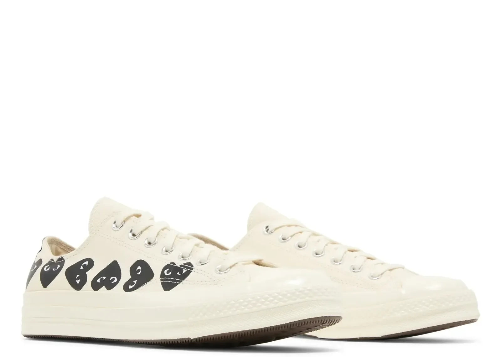 Converse Chuck Taylor All Star 70 Ox Comme Des Garcons PLAY Multi-Heart Milk - My Suti