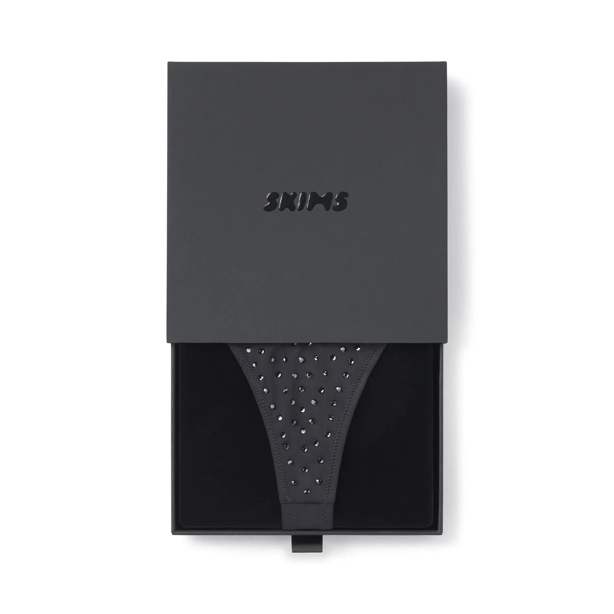 SKIMS SPARKLE JERSEY MINI THONG | ONYX - TANGA - My Suti