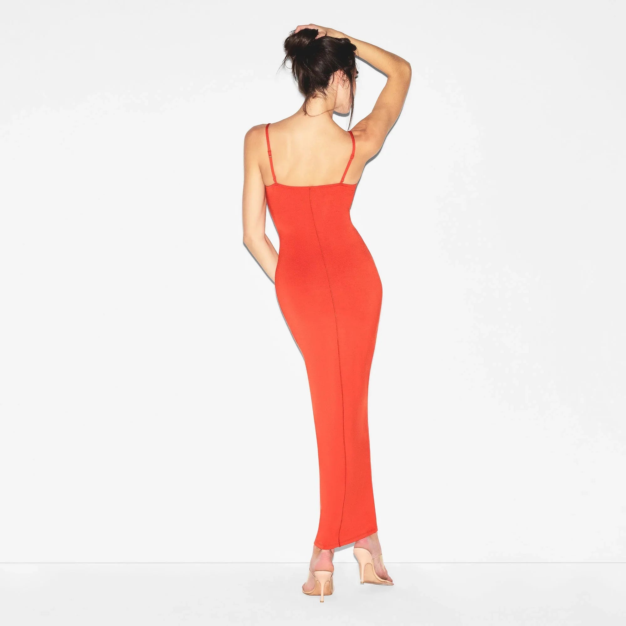 SKIMS SMOOTH LAYERS SCOOP NECK LONG DRESS | TERRA - ELBİSE - My Suti