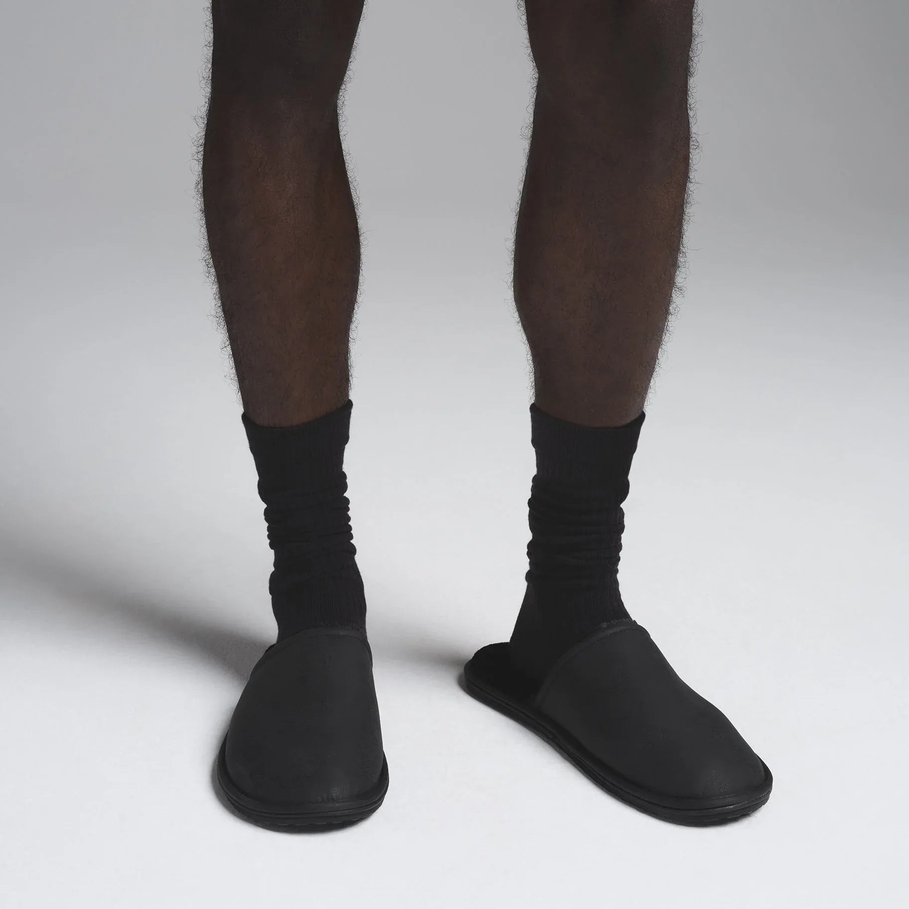 SKIMS MENS FAUX SHEARLING SLIPPER | ONYX - TERLİK - My Suti