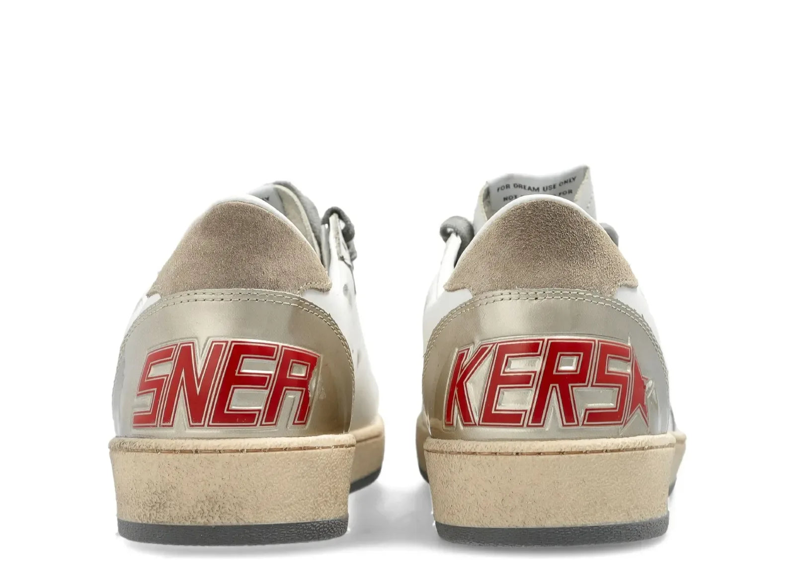 Golden Goose Ball-Star White Leather Silver Star - My Suti