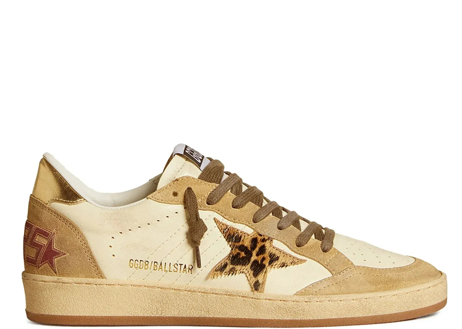 Golden Goose Ball-Star White Nappa Sand Suede - My Suti