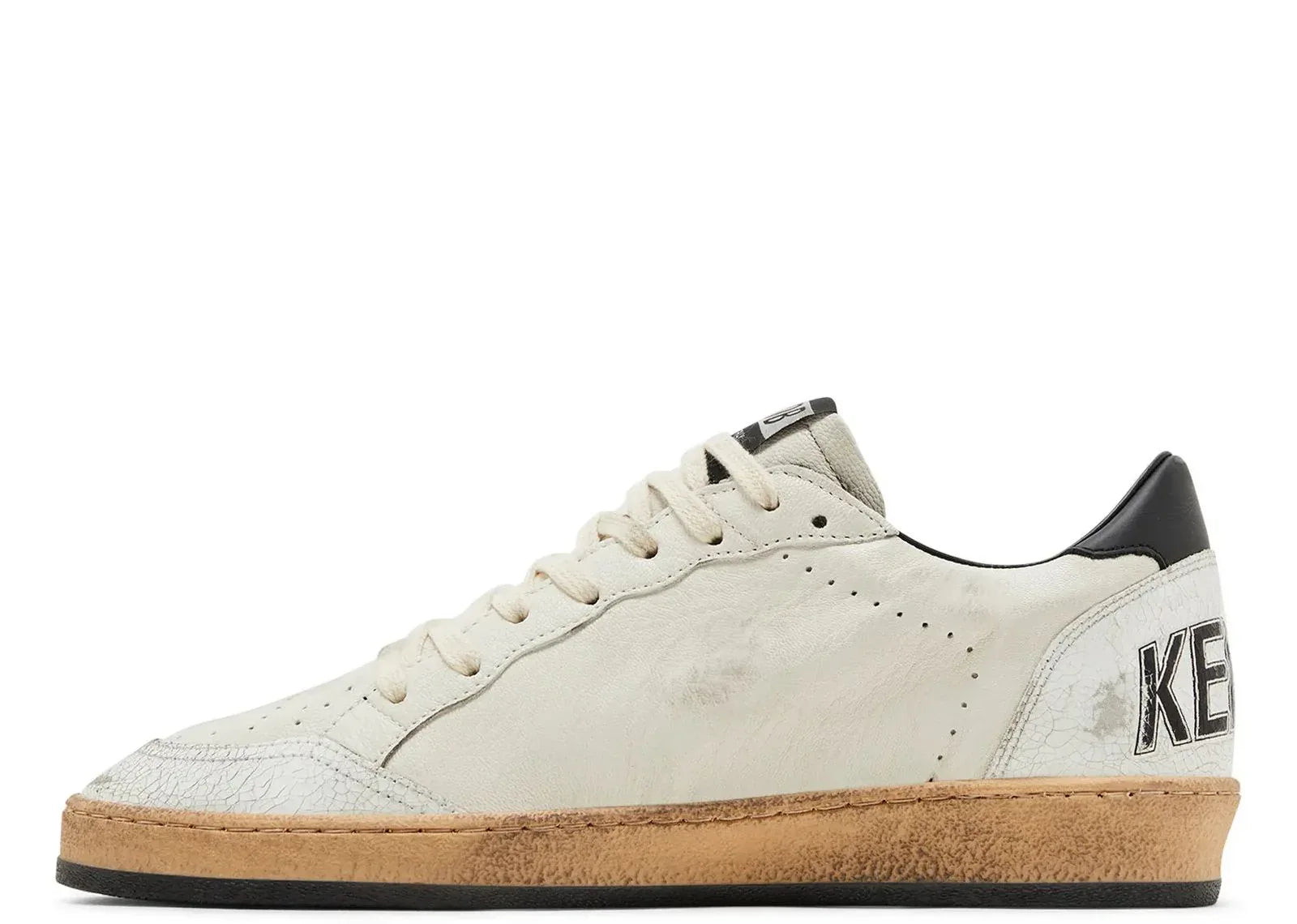 Golden Goose Ball-Star White Nappa With Black Star - My Suti