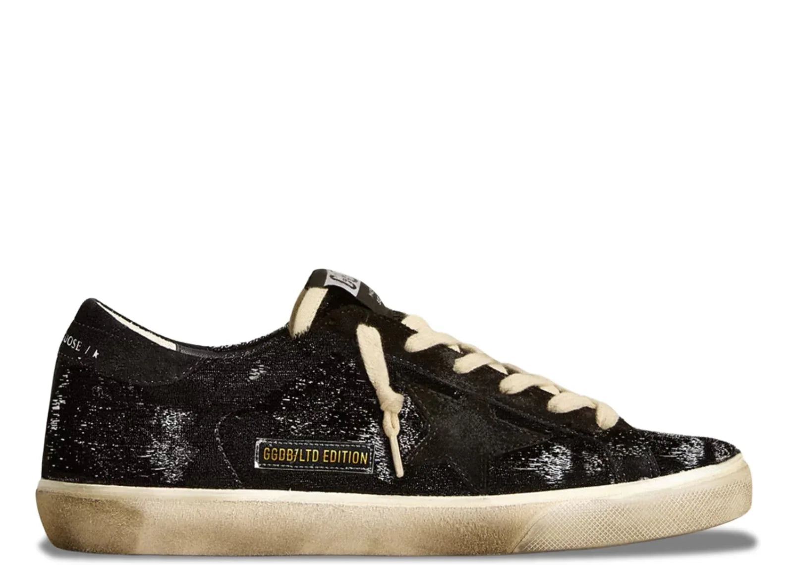 Golden Goose Super-Star Black Velvet Black Suede - My Suti