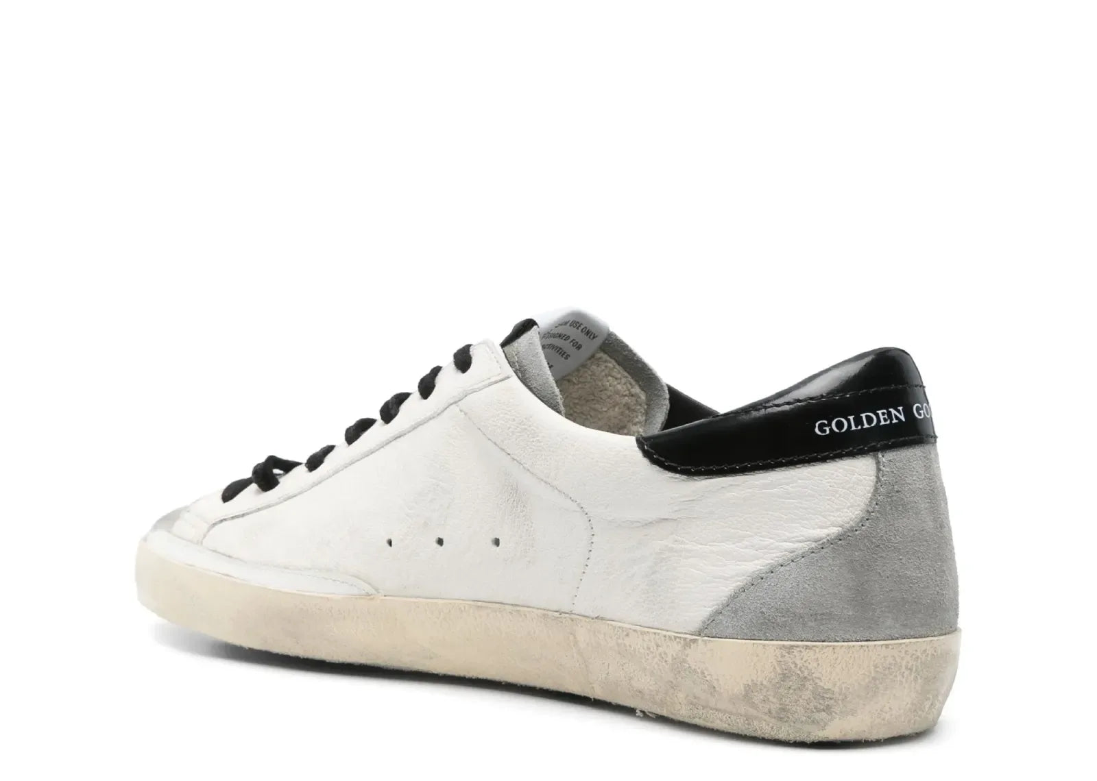 Golden Goose Super-Star Light Beige Leather Perforated Logo - My Suti