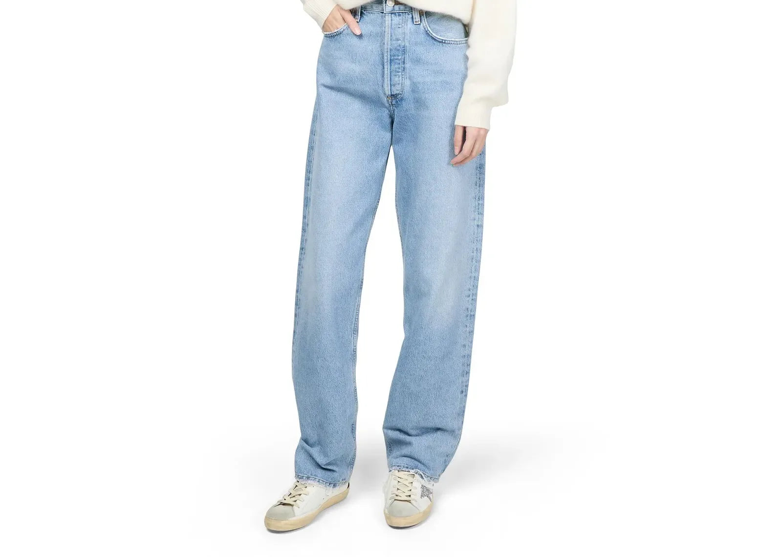 Golden Goose Super-Star Silver Star Brown Glitter Heel - My Suti