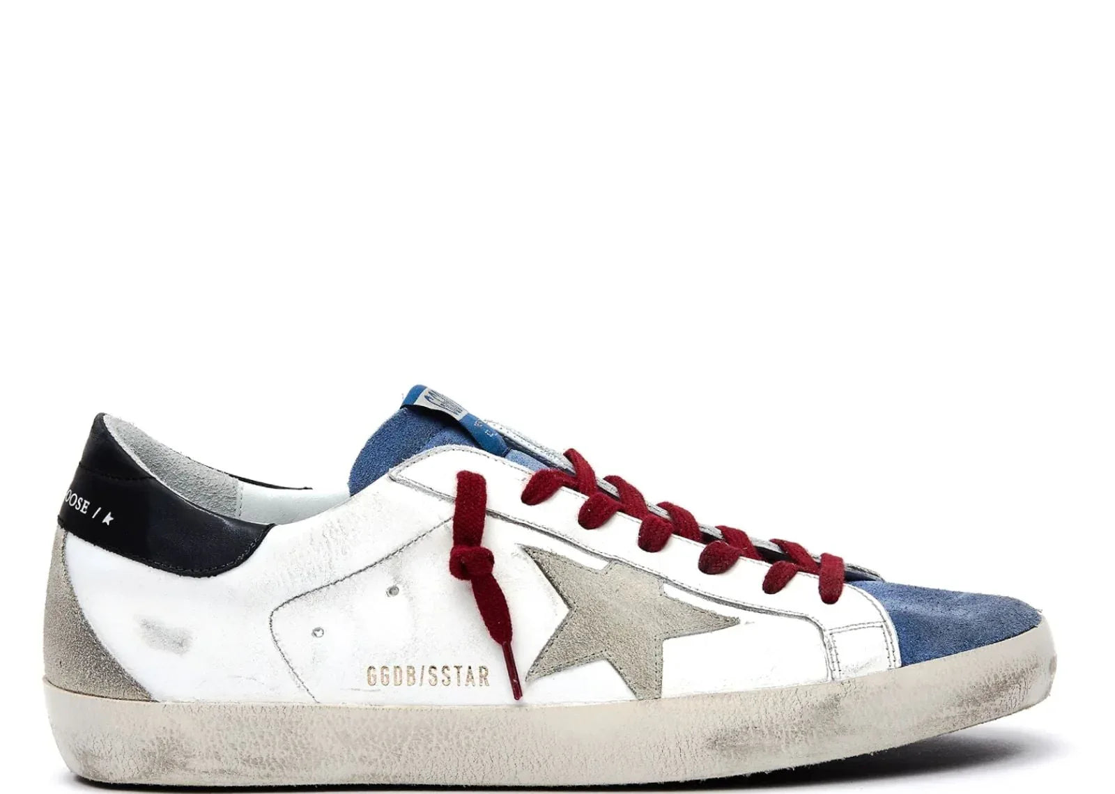 Golden Goose Super-Star White Blue Red - My Suti