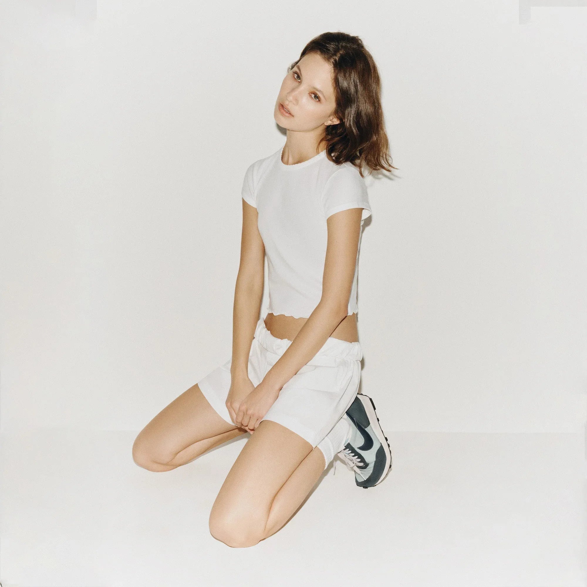 SKIMS COTTON POPLIN BOXER | SNOW - KUTU KALIP ŞORT - My Suti