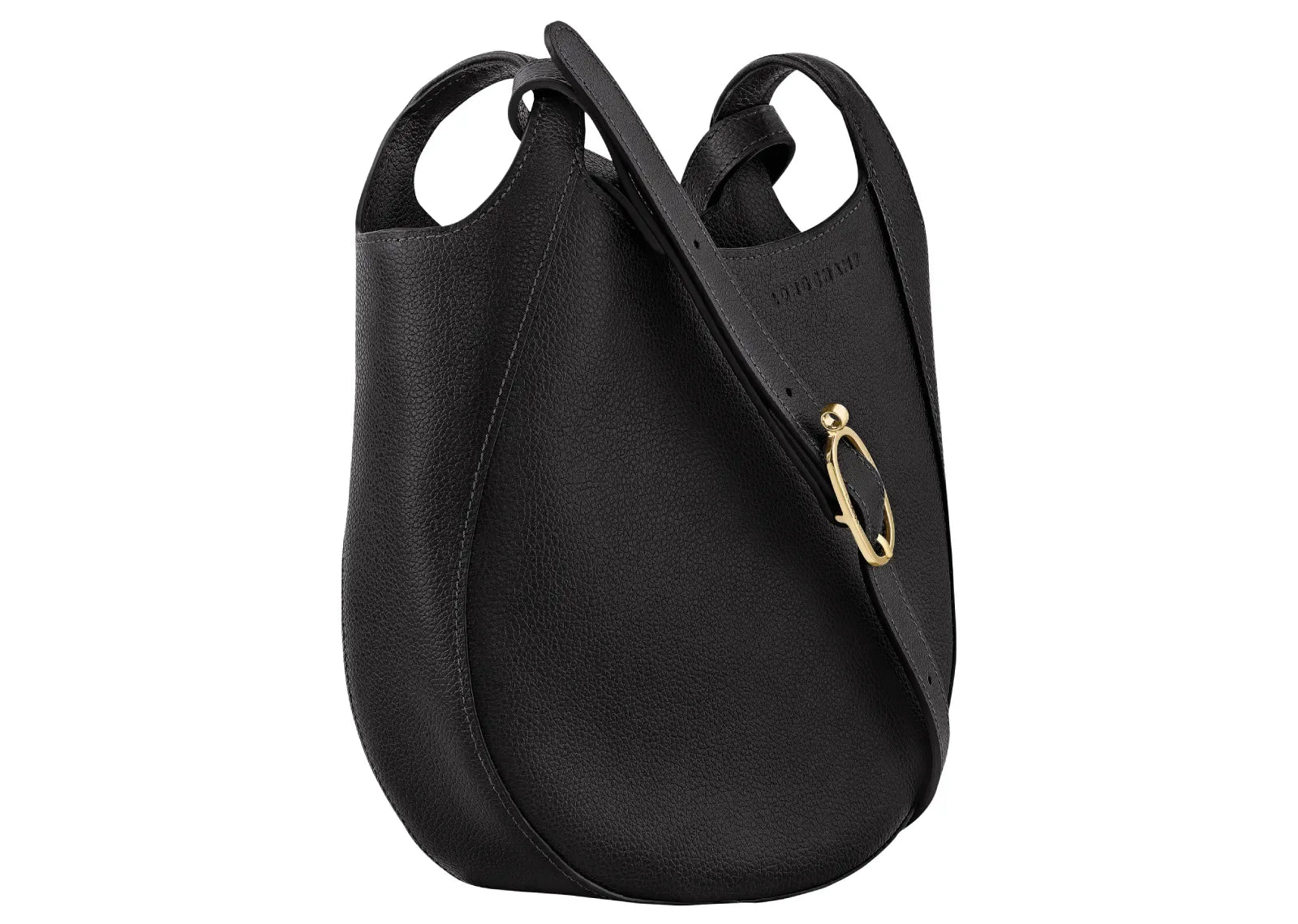 Longchamp Le Foulonné Small Crossbody Bag Black - My Suti