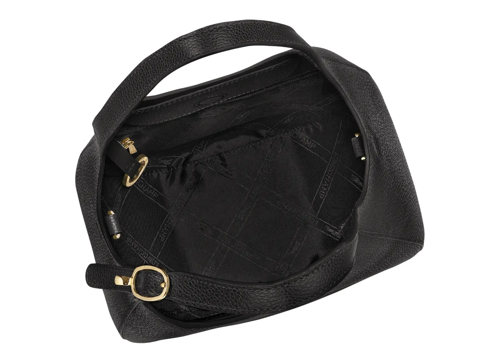 Longchamp Le Foulonné Small Handbag Black - My Suti