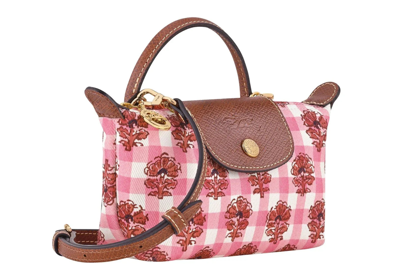 Longchamp Le Pliage Collection XS Pouch Blush Canvas - My Suti