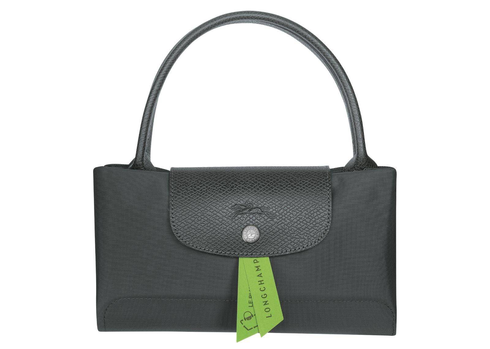 Longchamp Le Pliage Green Medium Handbag Graphite - My Suti