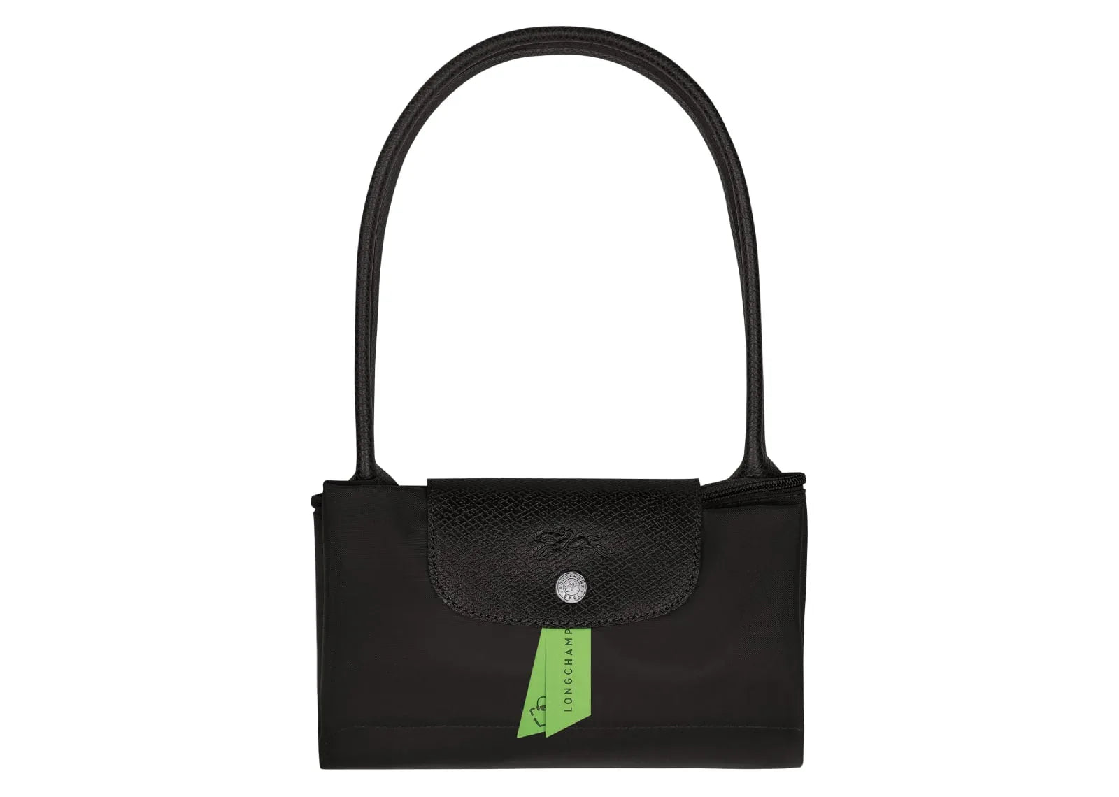 Longchamp Le Pliage Green Medium Tote Bag Black - My Suti