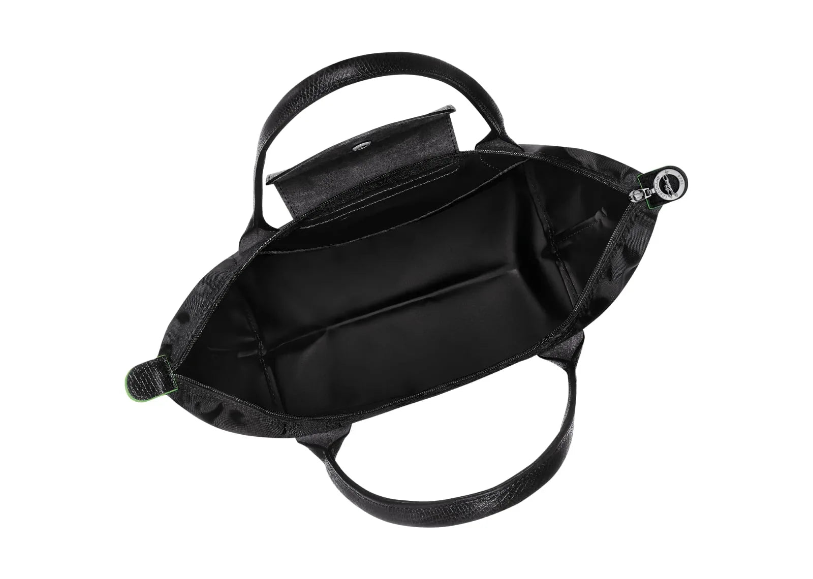 Longchamp Le Pliage Green Medium Tote Bag Black - My Suti