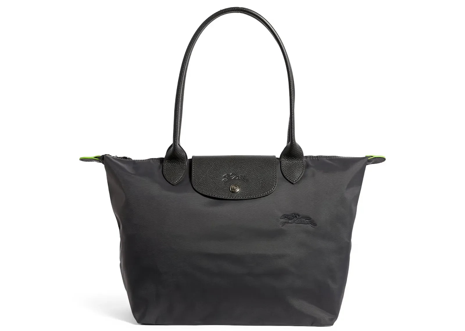 Longchamp Le Pliage Green Medium Tote Bag Graphite - My Suti
