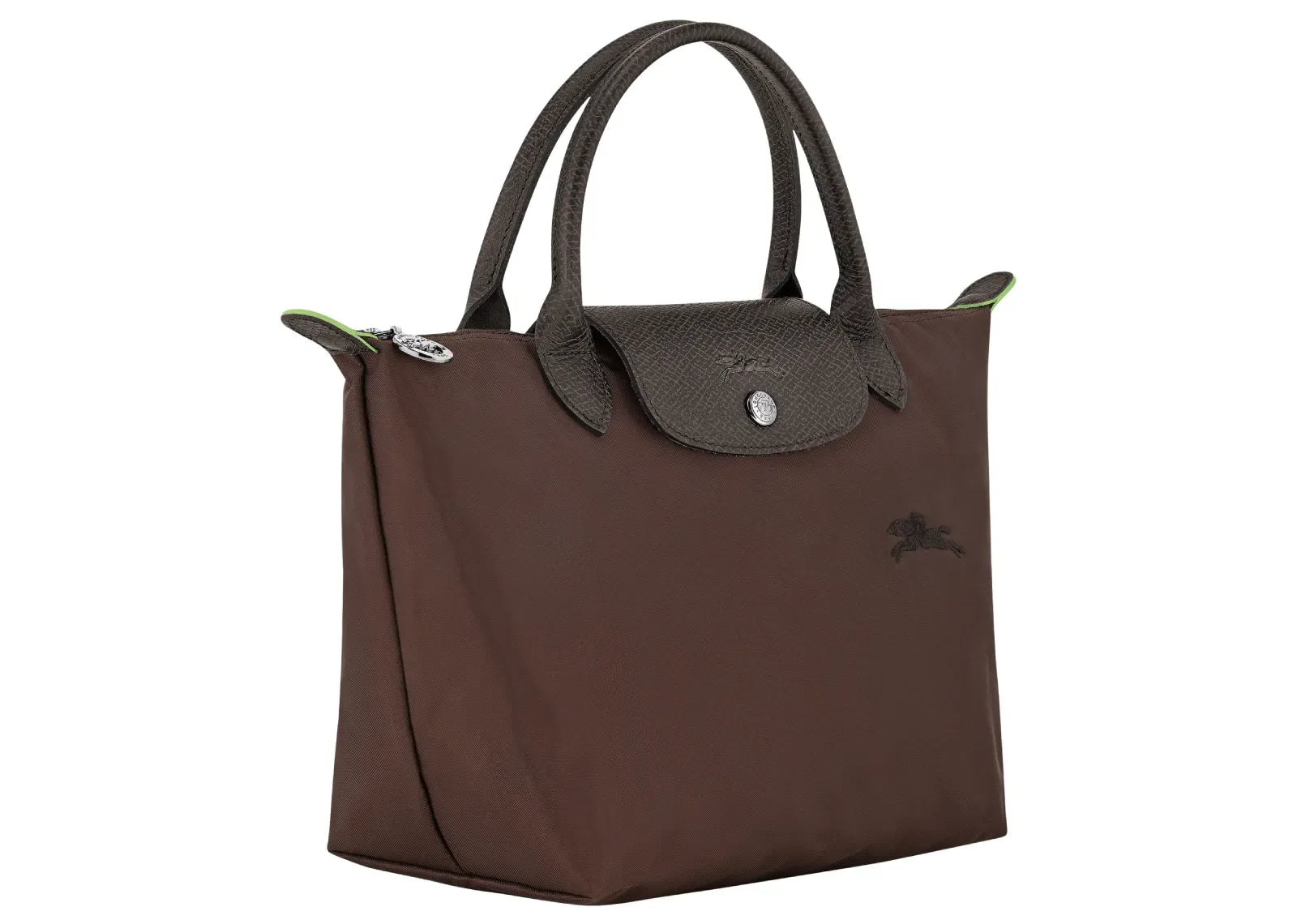 Longchamp Le Pliage Green Small Handbag Mocha - My Suti