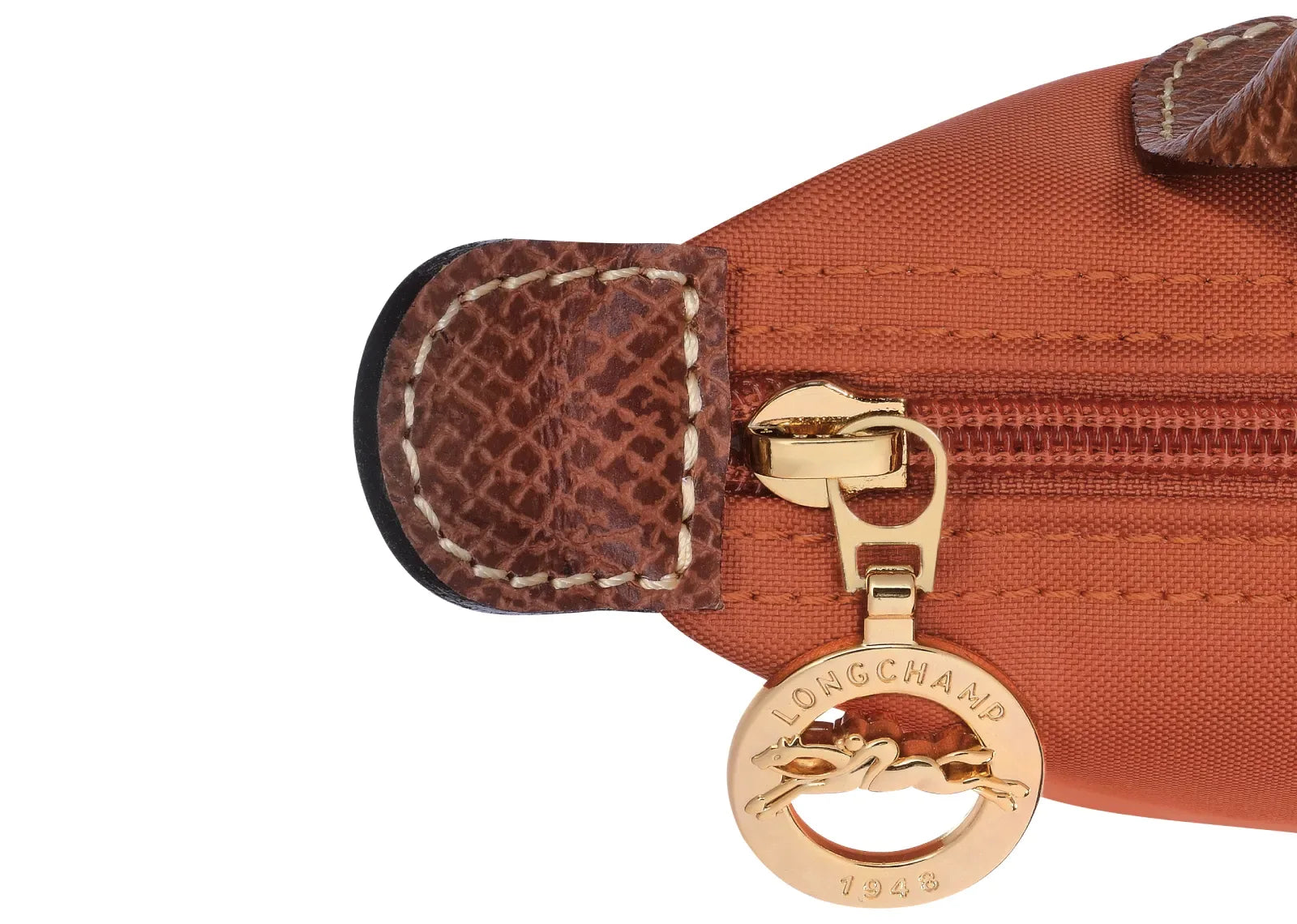 Longchamp Le Pliage Original Pouch With Handle Brick - My Suti